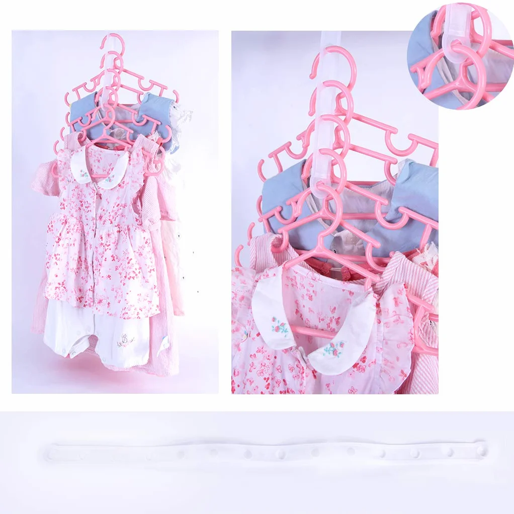 Grucce Appendiabiti per Bambini Neonati 40 Pezzi 27cm + Organizzatore