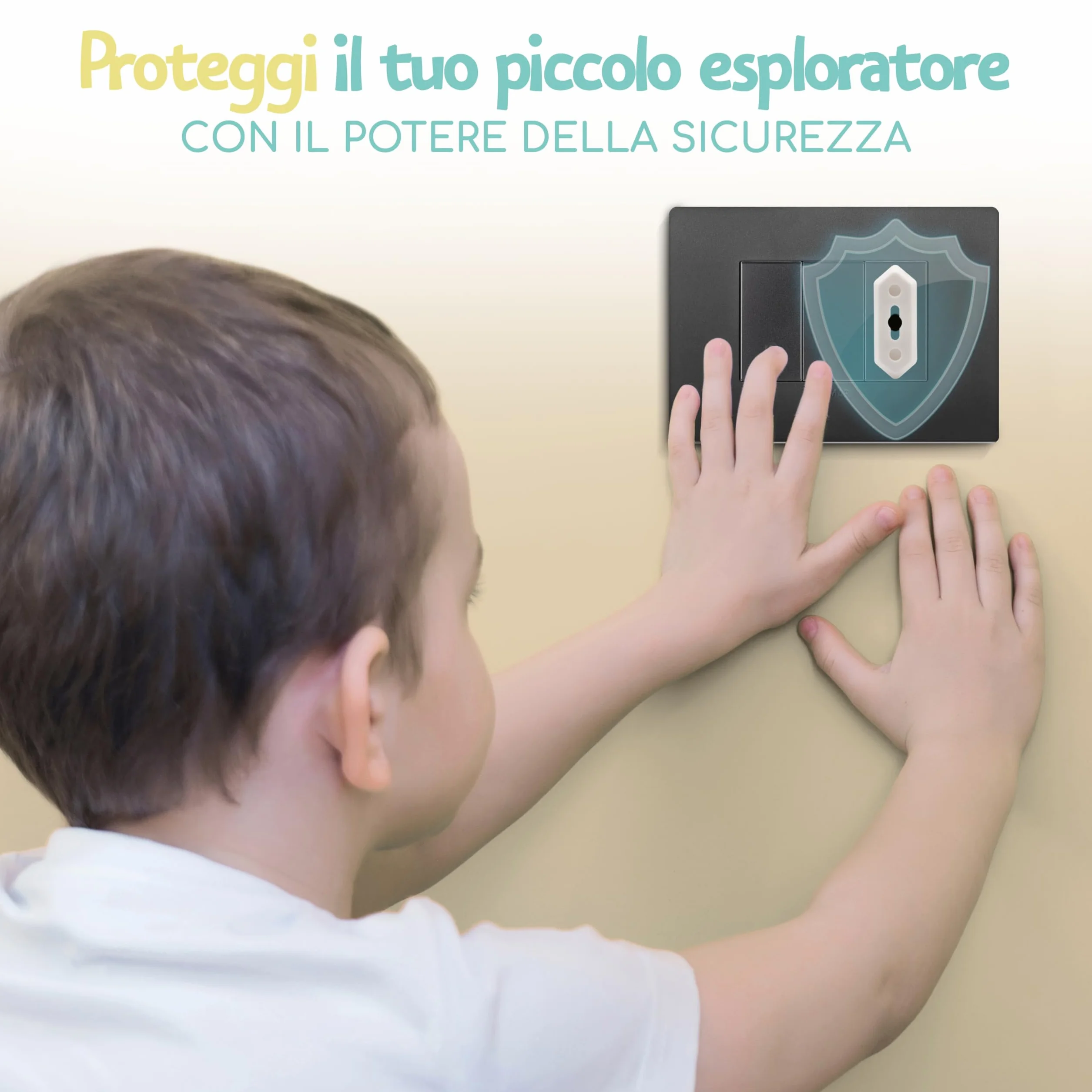 Set 20 Copriprese per Bambini Universali + 2 Chiavi