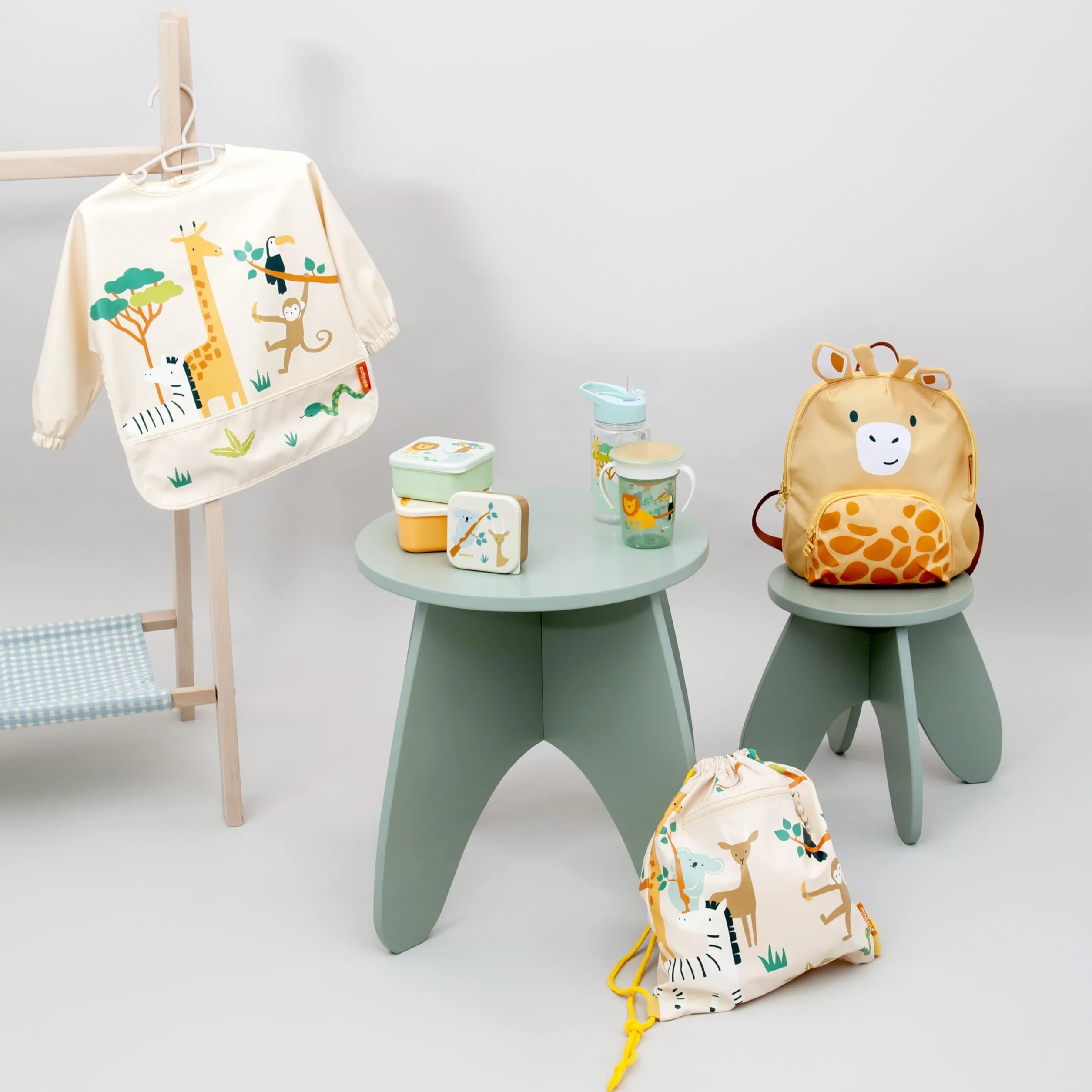 Miniland Set 3 Contenitori per Alimenti per Bambini, Scatole Pranzo Impilabili, Lavabili in Lavastoviglie, Senza BPA