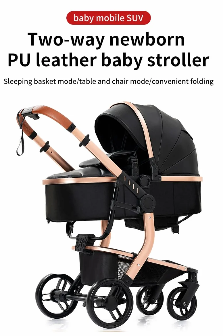 Passeggino 3 in 1 con culla telaio magnesio rinforzato imbracatura 5 punti carrozzina reversibile grigio