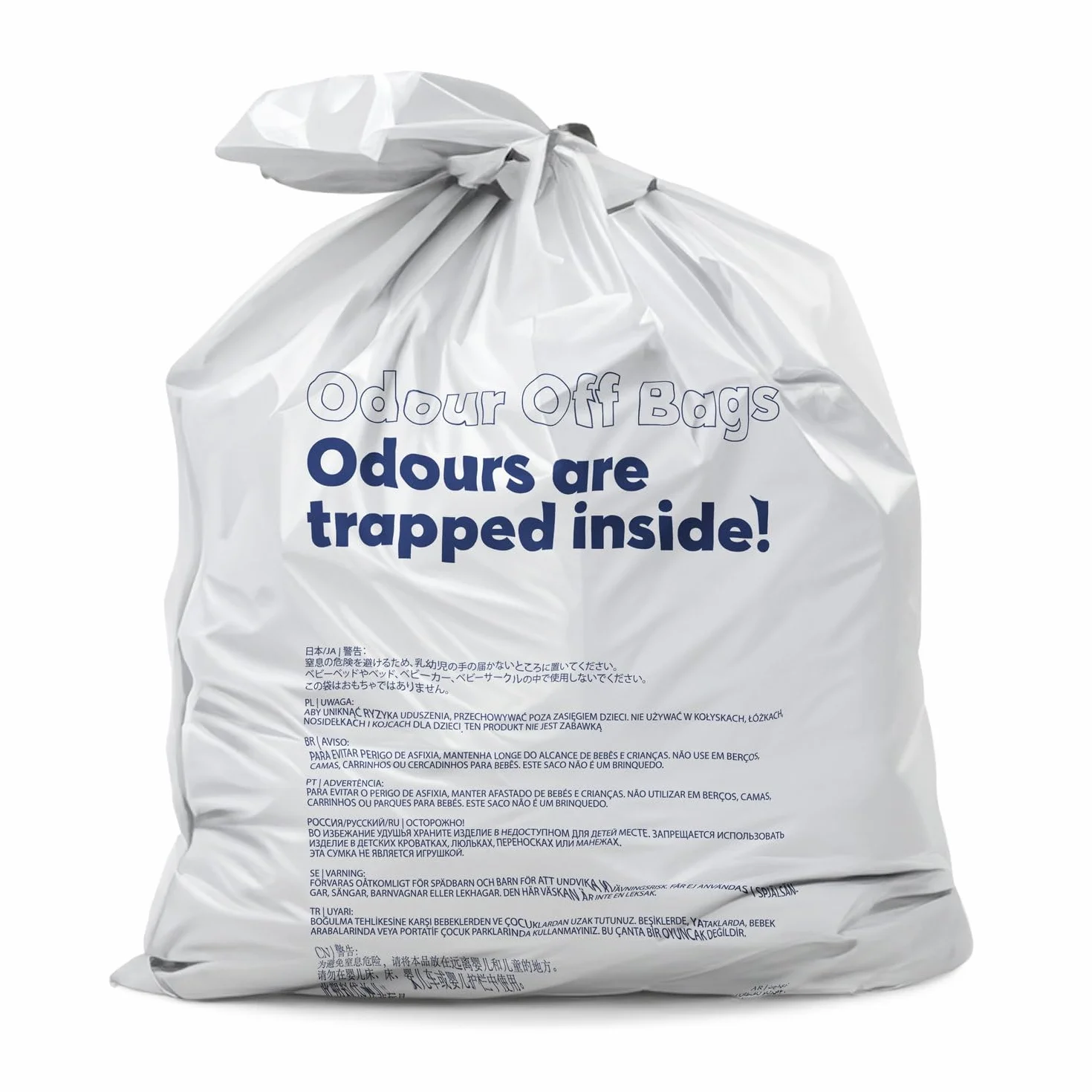 Chicco Sacchetti Odour off 45 pezzi, Mangiapannolino, Triplo Strato, Antiodore