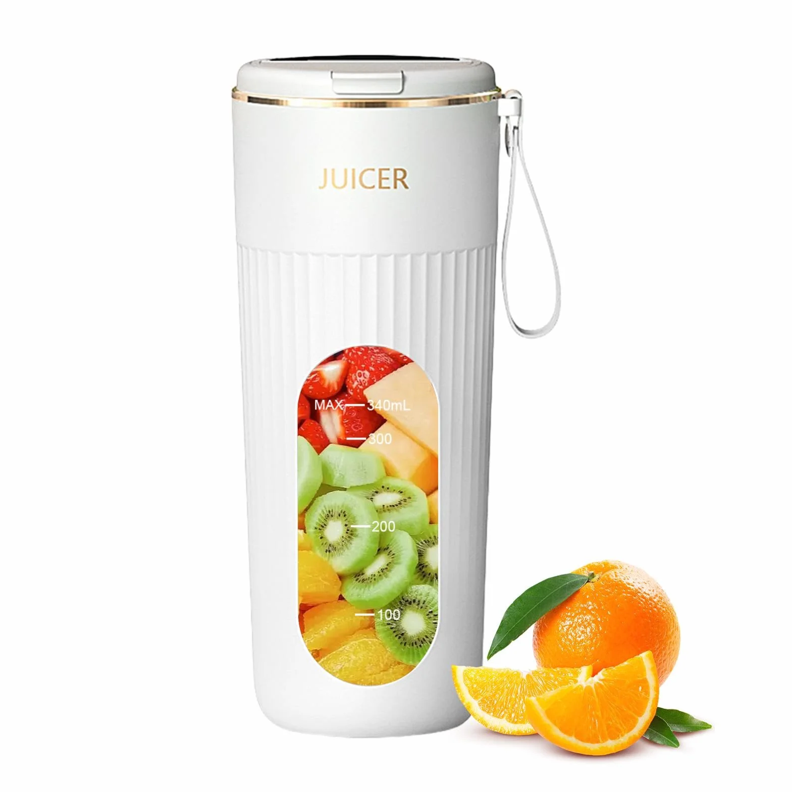 Frullatore Personale Ricaricabile 340ml Portatile Spremiagrumi