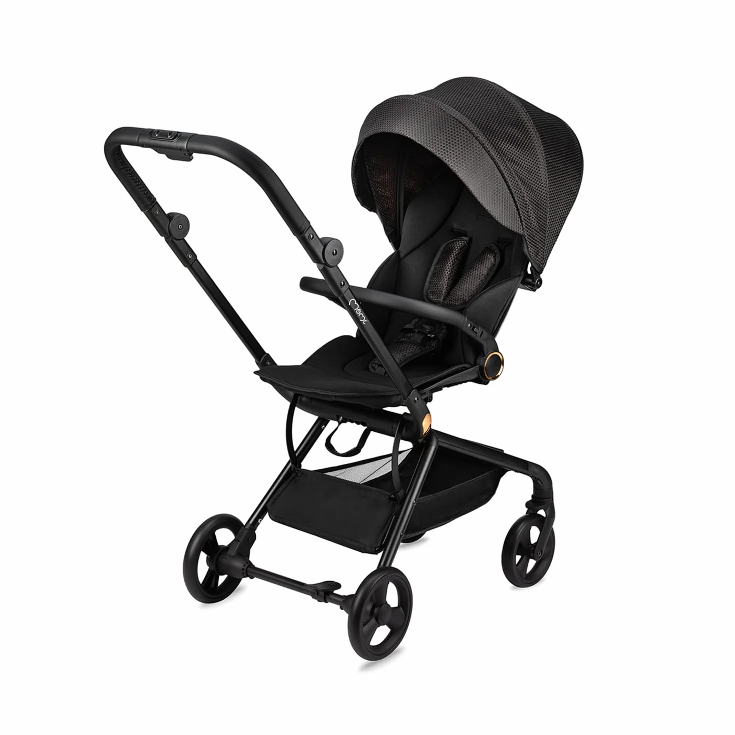 MoMi ADELLE Passeggino Leggero Reversibile Pieghevole da Viaggio Fino a 22 kg Fronte Mamma Schienale Regolabile