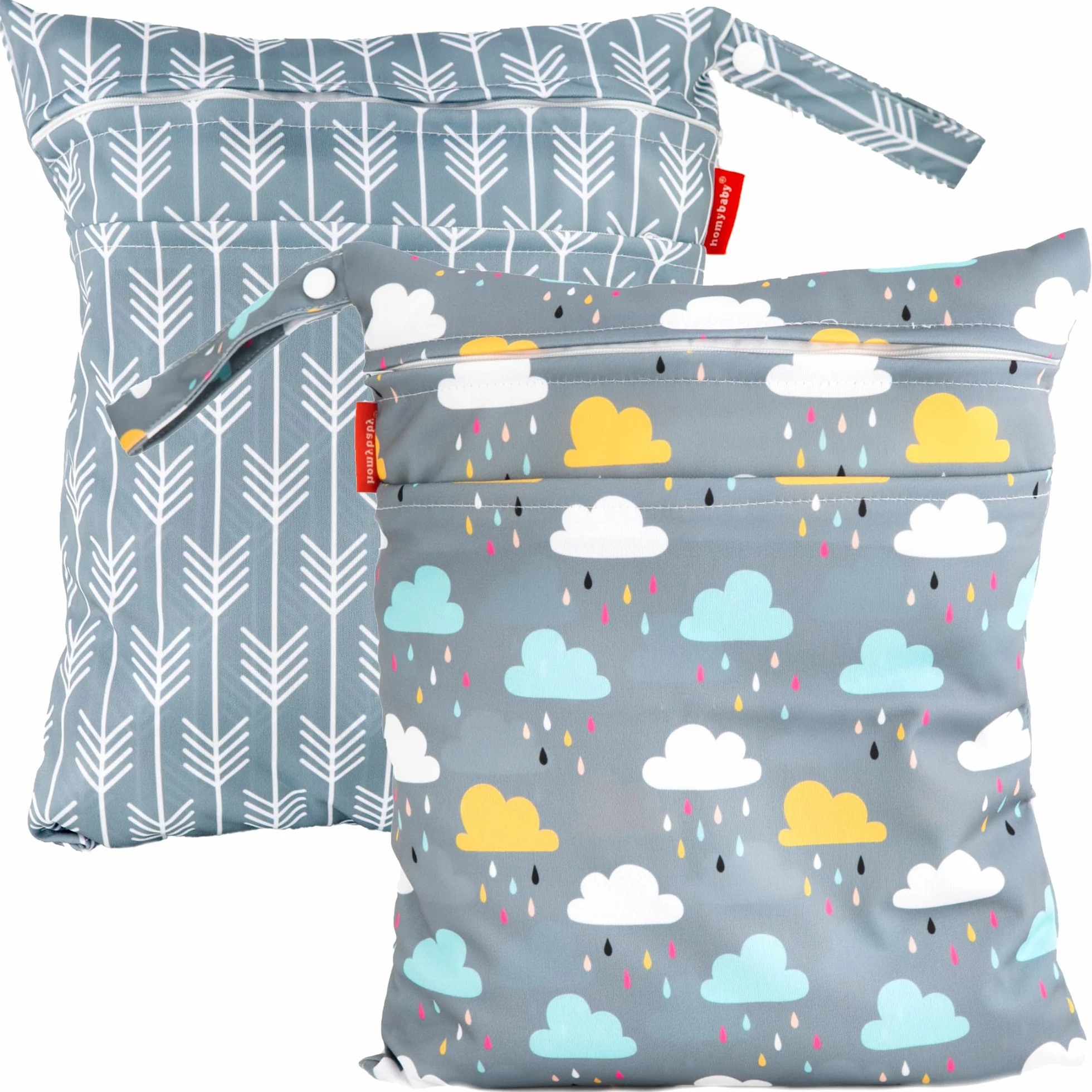 HOMYBABY Wet bag pannolini lavabili impermeabile borsetta ecologica porta costume bagnato