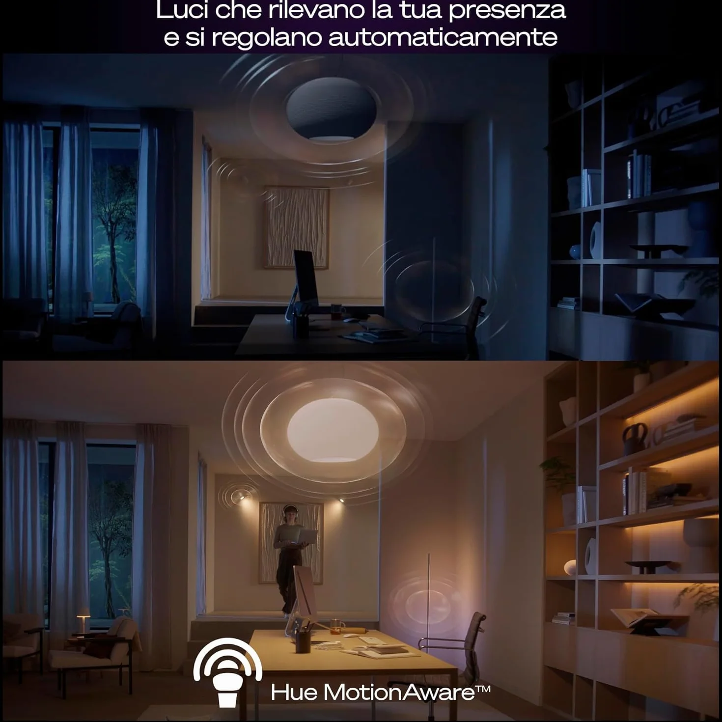 Philips Hue Bridge Pro, Smart Light Hub, Wireless, Crittografia avanzata, Supporta 150+ luci e 50+ accessori, Funziona con Apple Home, Amazon Alexa, Google Assistant, Samsung SmartThings