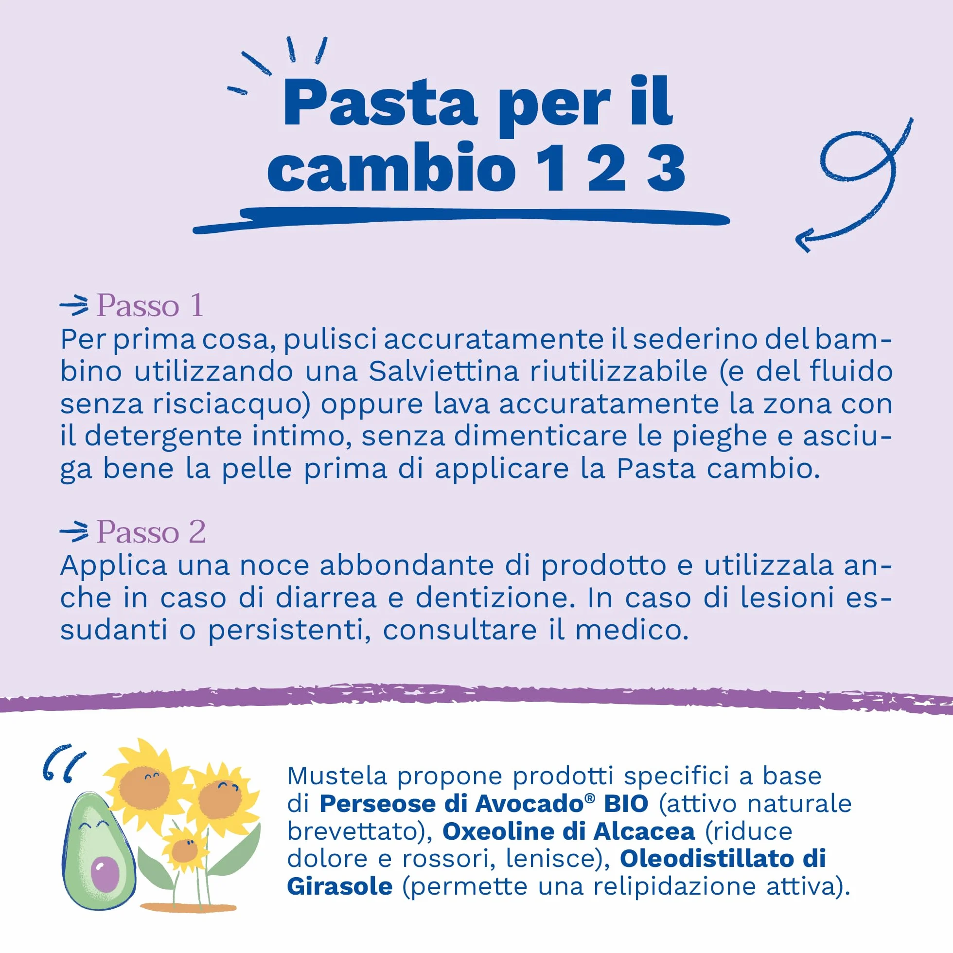 Mustela Pasta Cambio Crema Pannolino con Perseose d'Avocado BIO 150ml - Previene e Lenisce Arrossamenti 98% Ingredienti Naturali