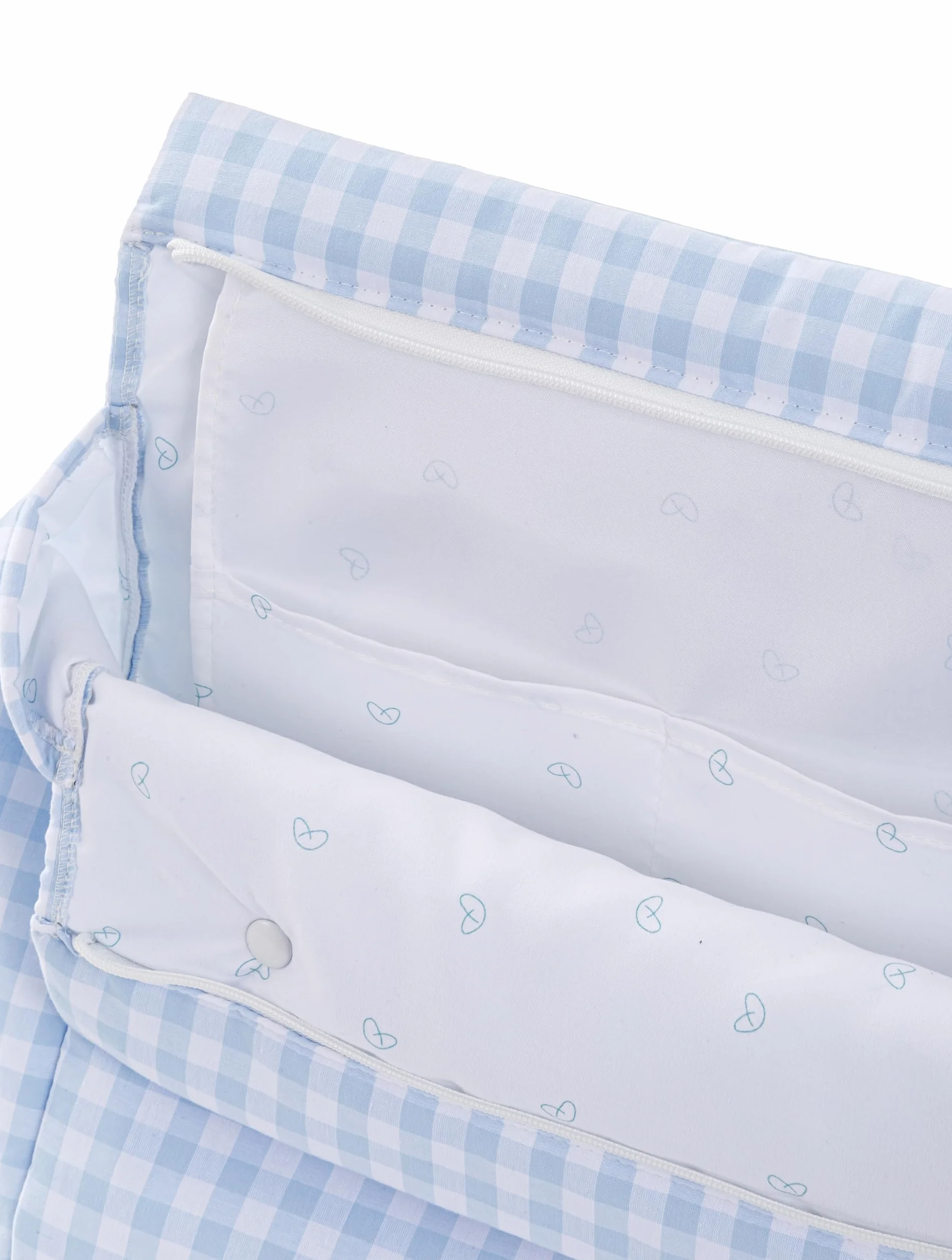 Il Mio Cotto Vichy Modello Pack Blu 2 - Wandeltas Verschoningsmatje Toilettas