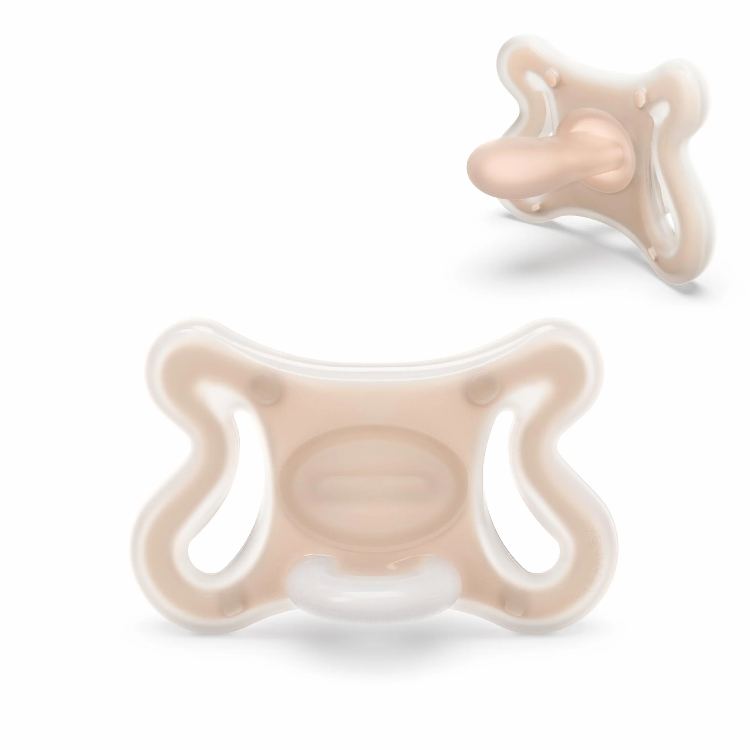 Suavinex Ciuccio neonato Zero Zero tettarella simmetrica SX Pro 0-6 mesi ipoallergenico silicone delicato Light