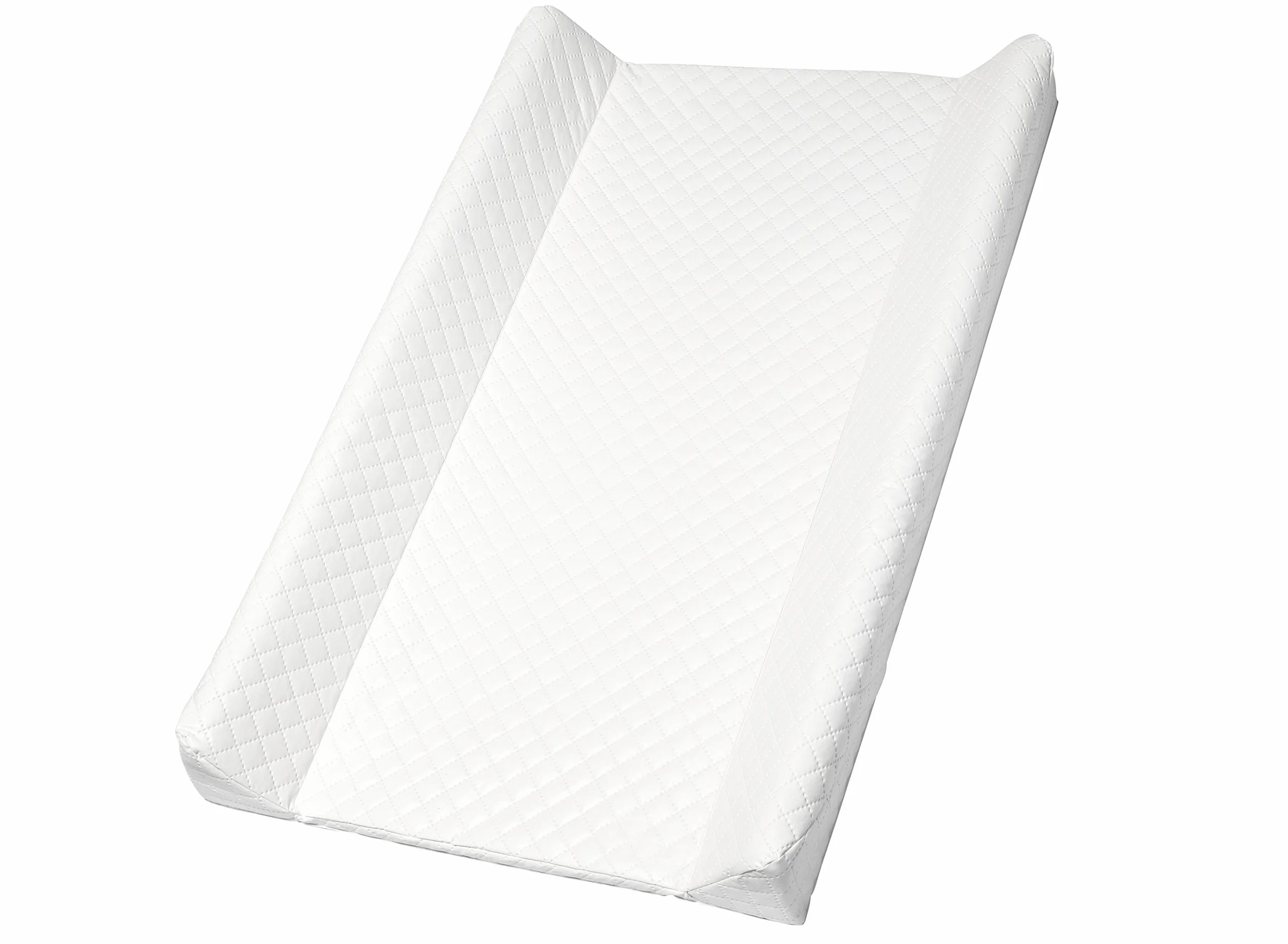 Rotho Babydesign Materassino fasciatoio con bordo rialzato 70x50x10cm Bianco