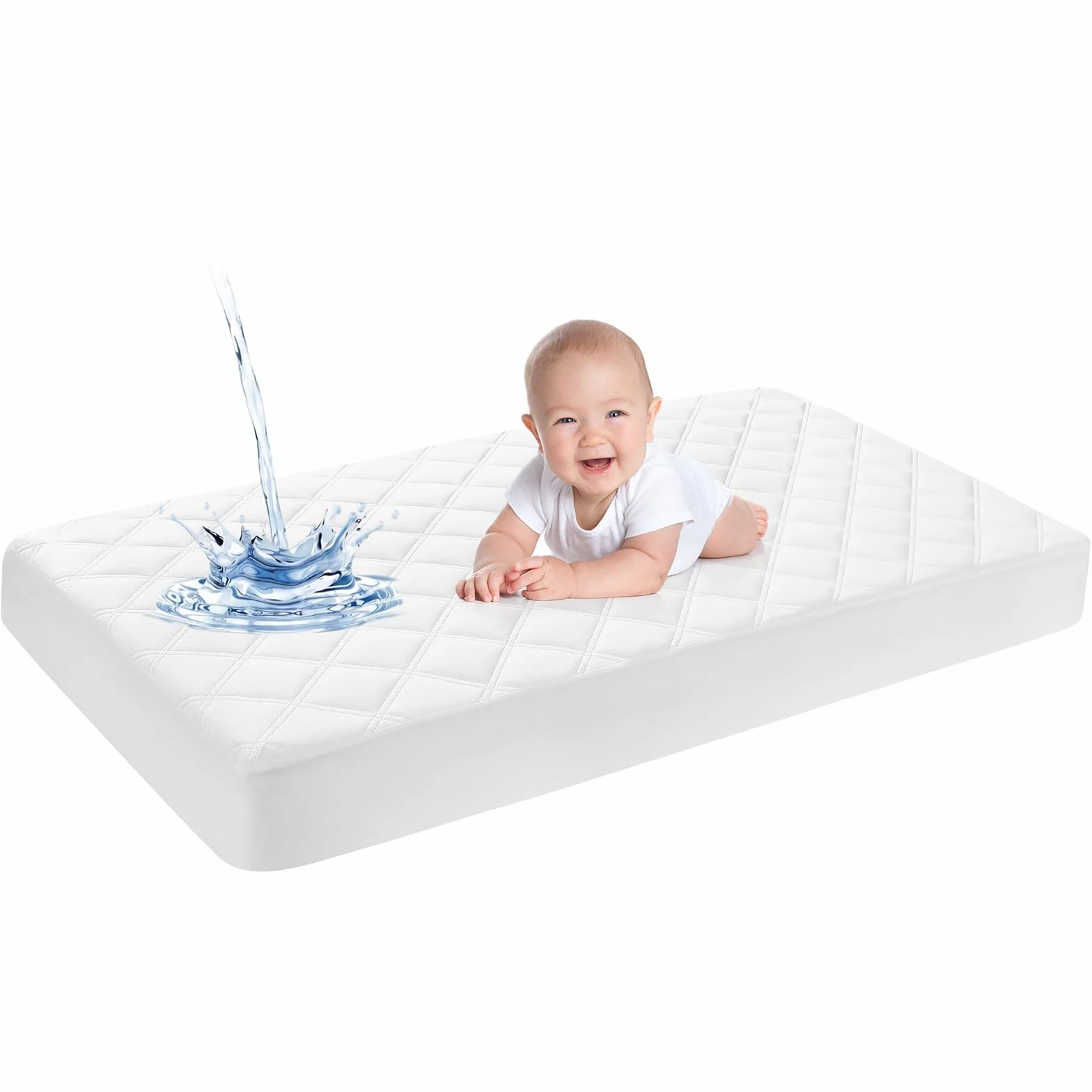 Yoofoss Coprimaterasso Impermeabile 50x90 Bebe Protezione Materasso Bambino Lavabile