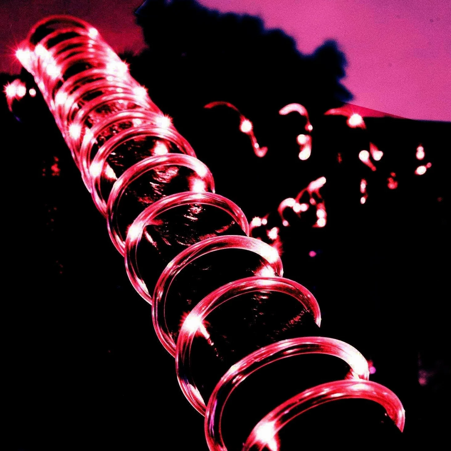 Luci a corda a batteria con telecomando, 300 LED, 32 metri, impermeabili, per esterni, matrimoni, giardino, decorazione per recinzioni Decorazione (rosso)