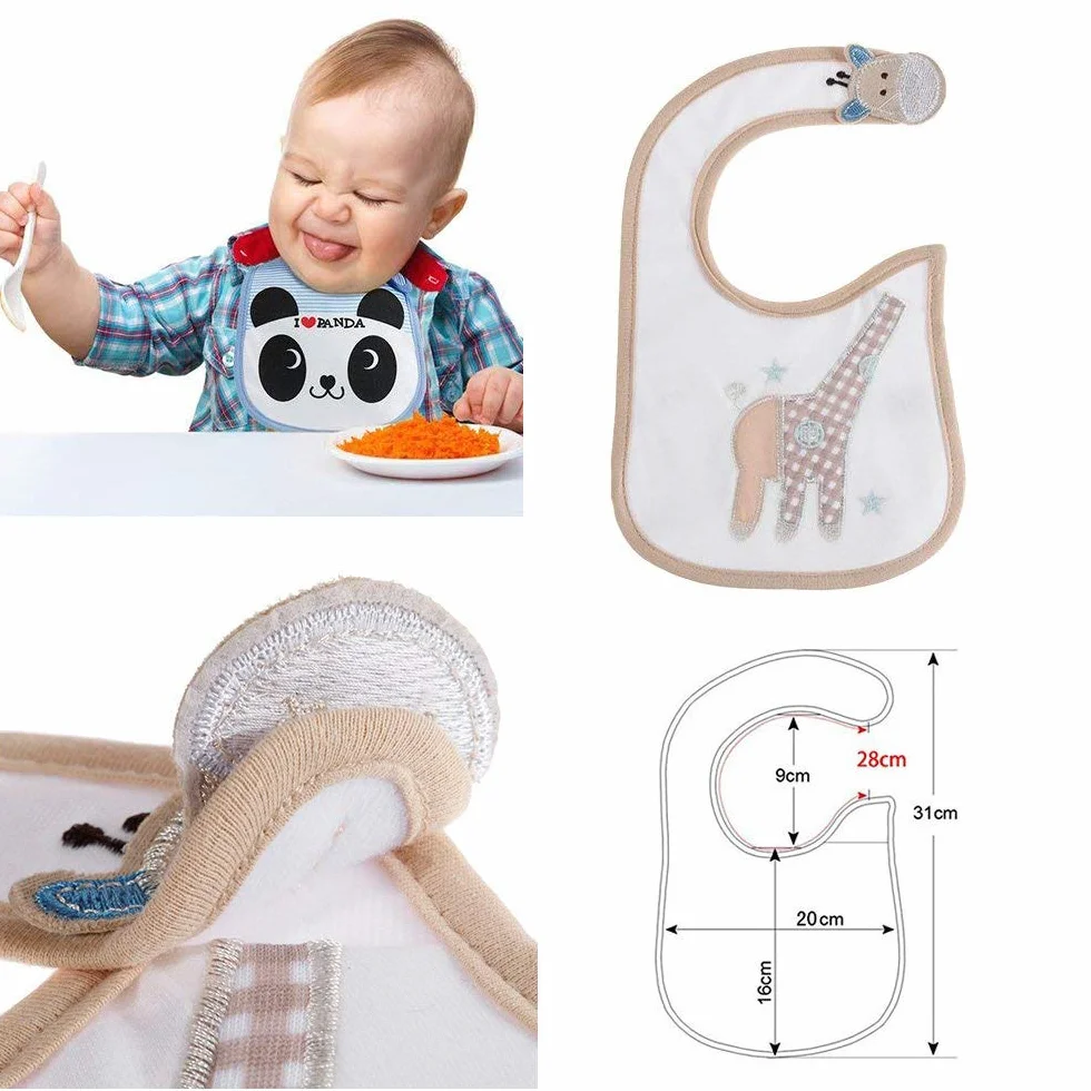 SLOSH 11 Bavaglino Neonato Impermeabile Dentizione Pappa