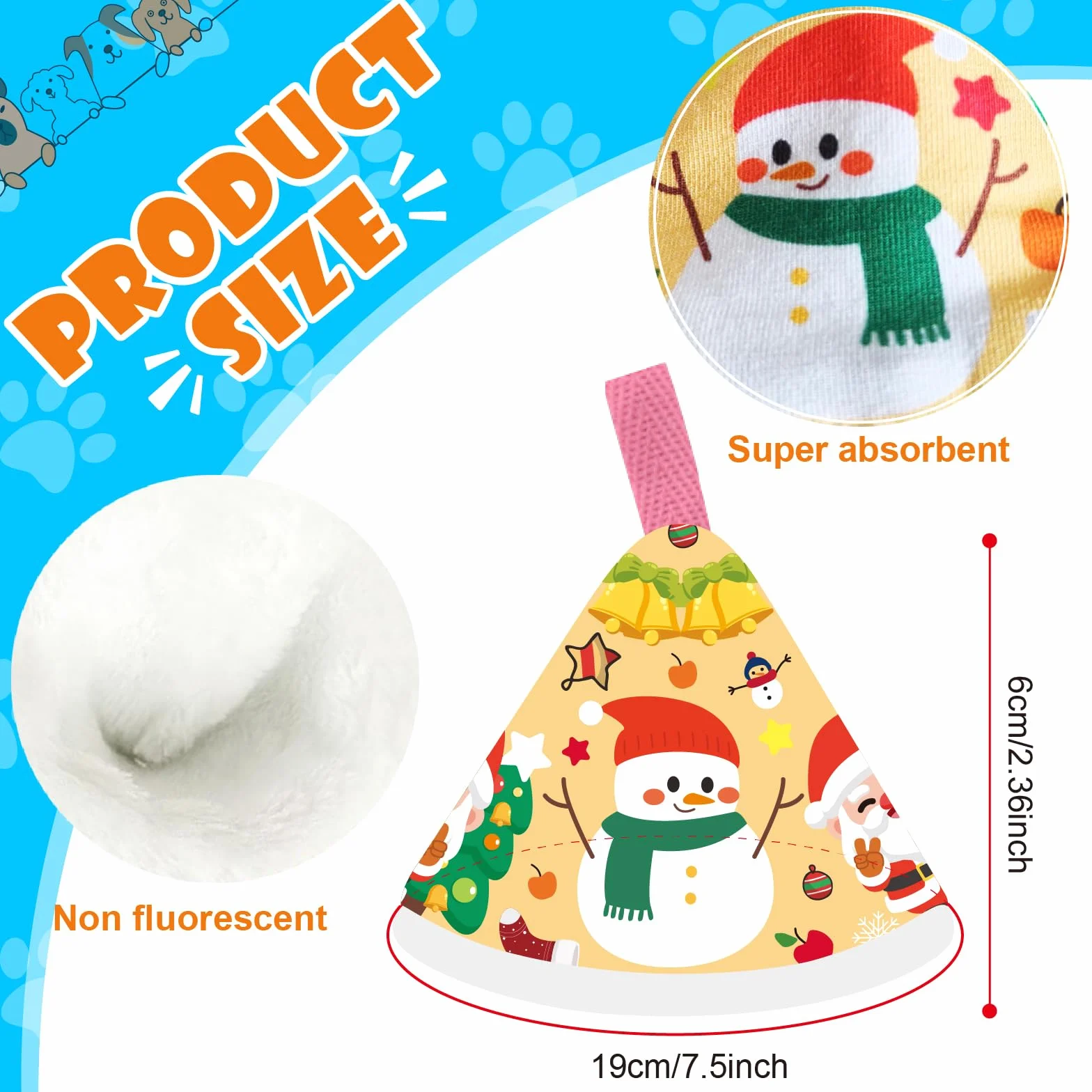 Coperture protettive per pipa per bambini riutilizzabili con forte assorbimento dell'acqua accessorio cambio pannolini regalo neonati