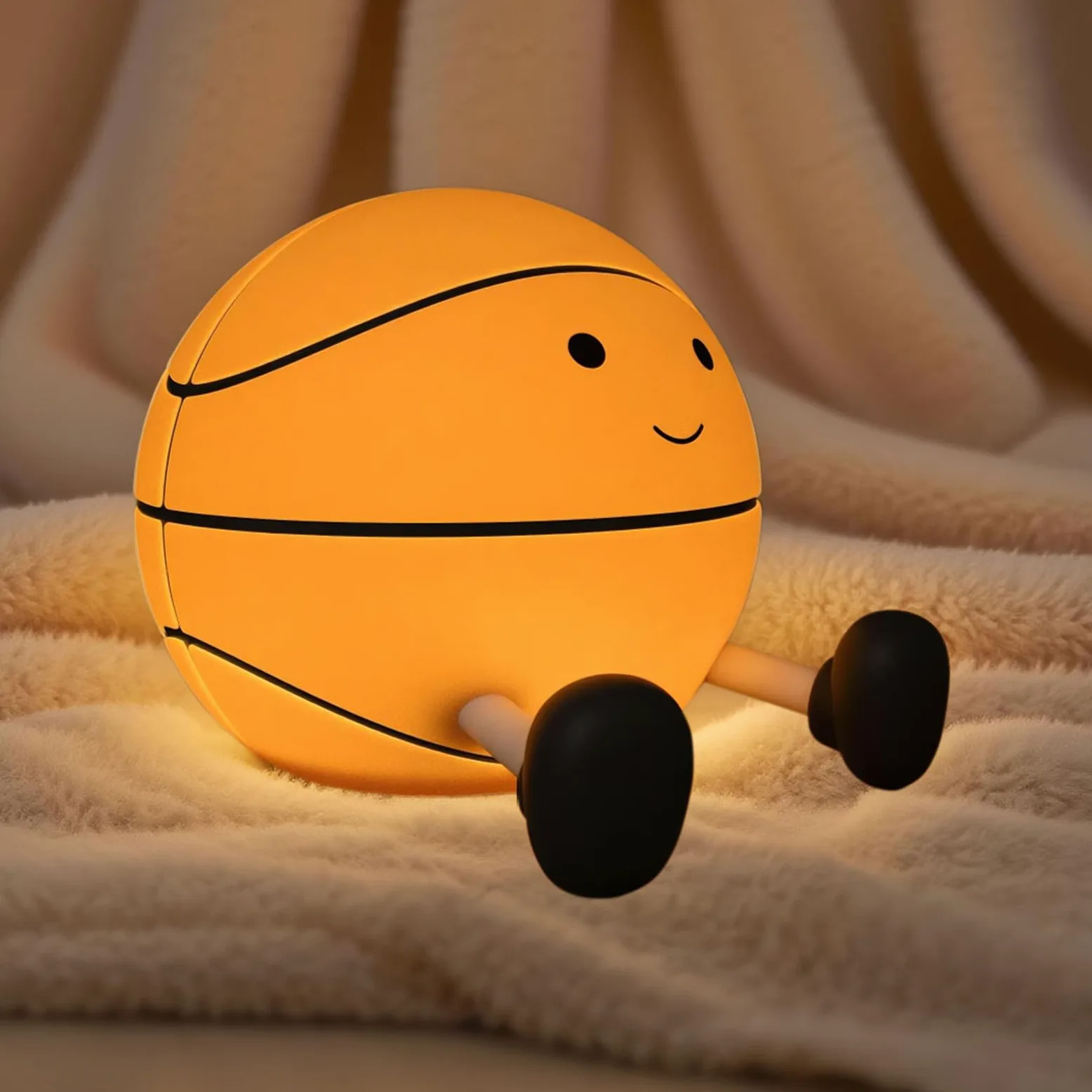 CECOMBINE Lampada da basket per bambini, luce notturna ricaricabile, con timer, per compleanno, Natale, per bambini, donne, adolescenti