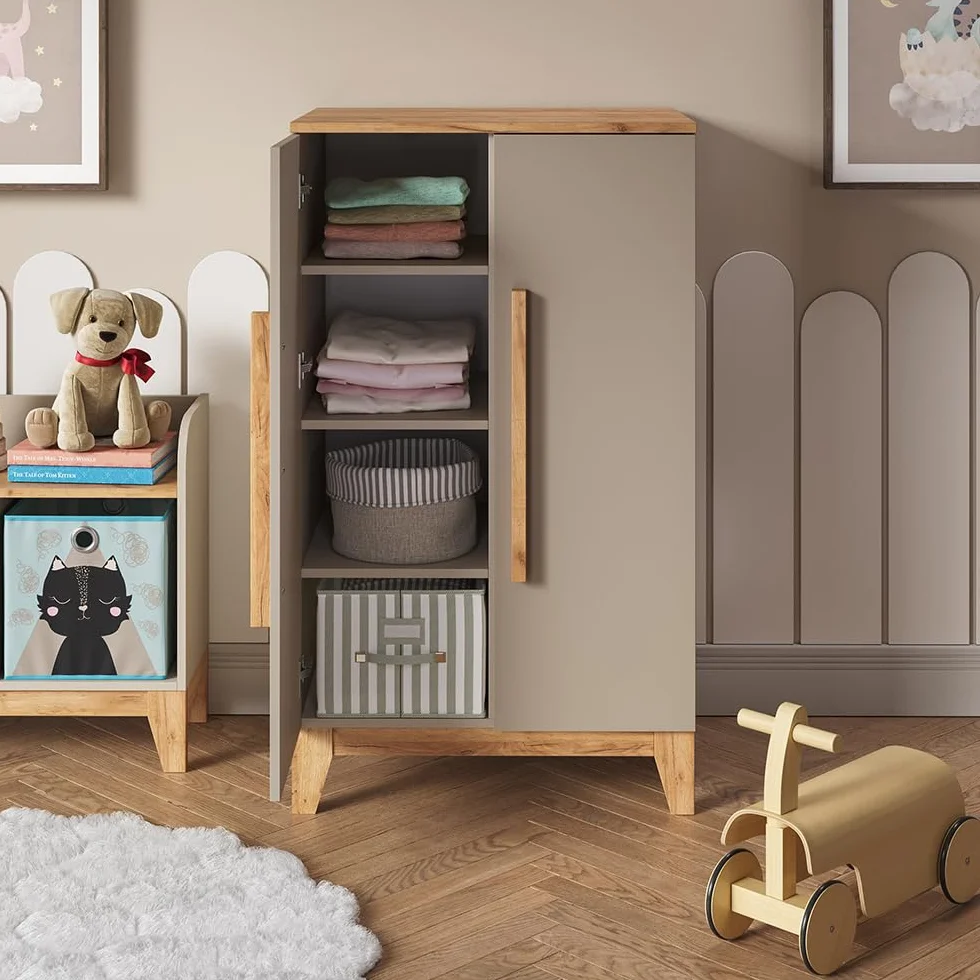 VitaliSpa Armadio per bambini Malia 70 x 120 cm Cashmere Artigianale