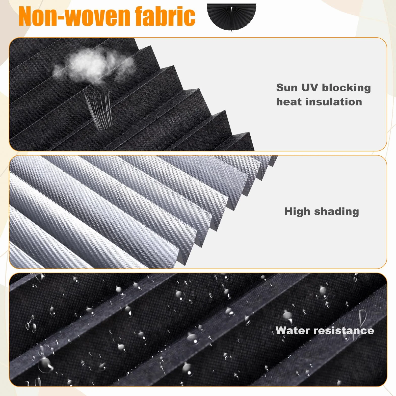 Zuimei Tende Oscuranti Temporanee 180x90 cm Adesive per Camera da Letto