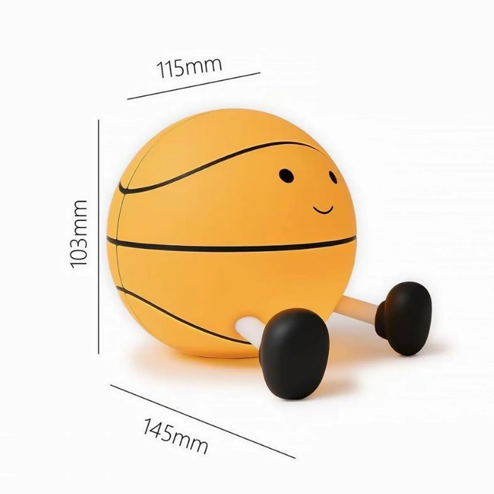 CECOMBINE Lampada da basket per bambini, luce notturna ricaricabile, con timer, per compleanno, Natale, per bambini, donne, adolescenti