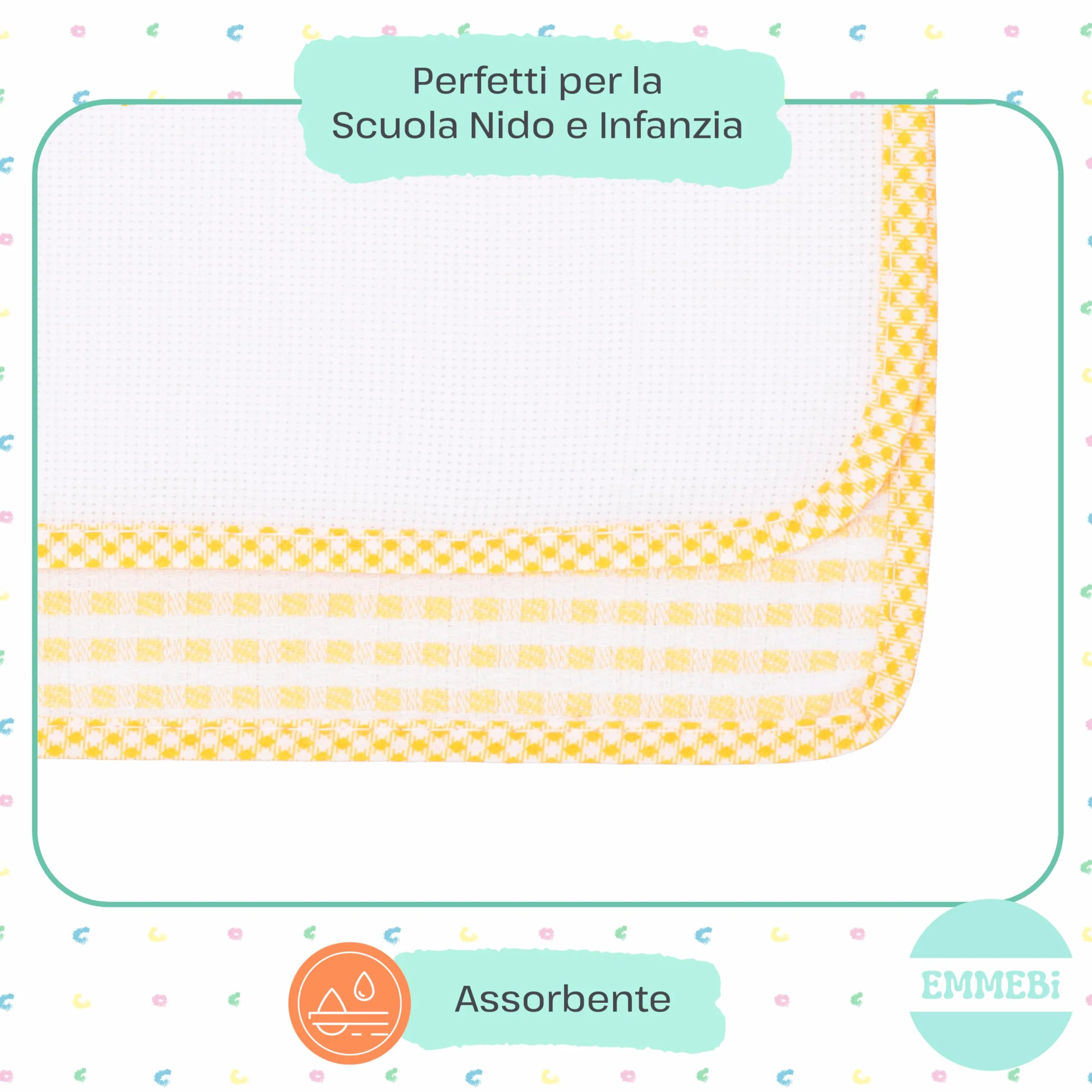 EMMEBi Busta asilo a quadretti con tela aida