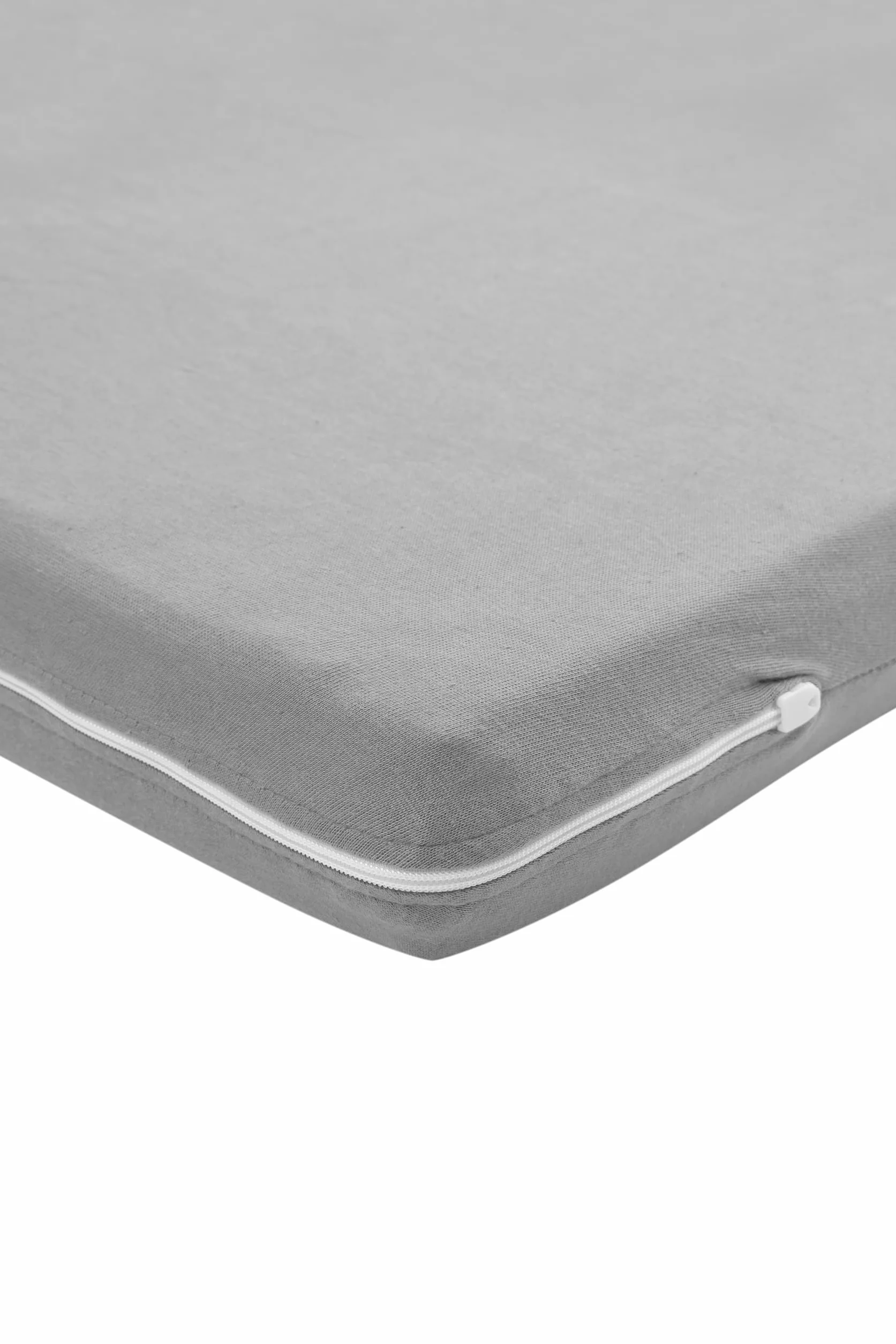 Coprimaterasso Meyco Baby 60x120 cm Grigio in 100% Cotone per Culla Viaggio