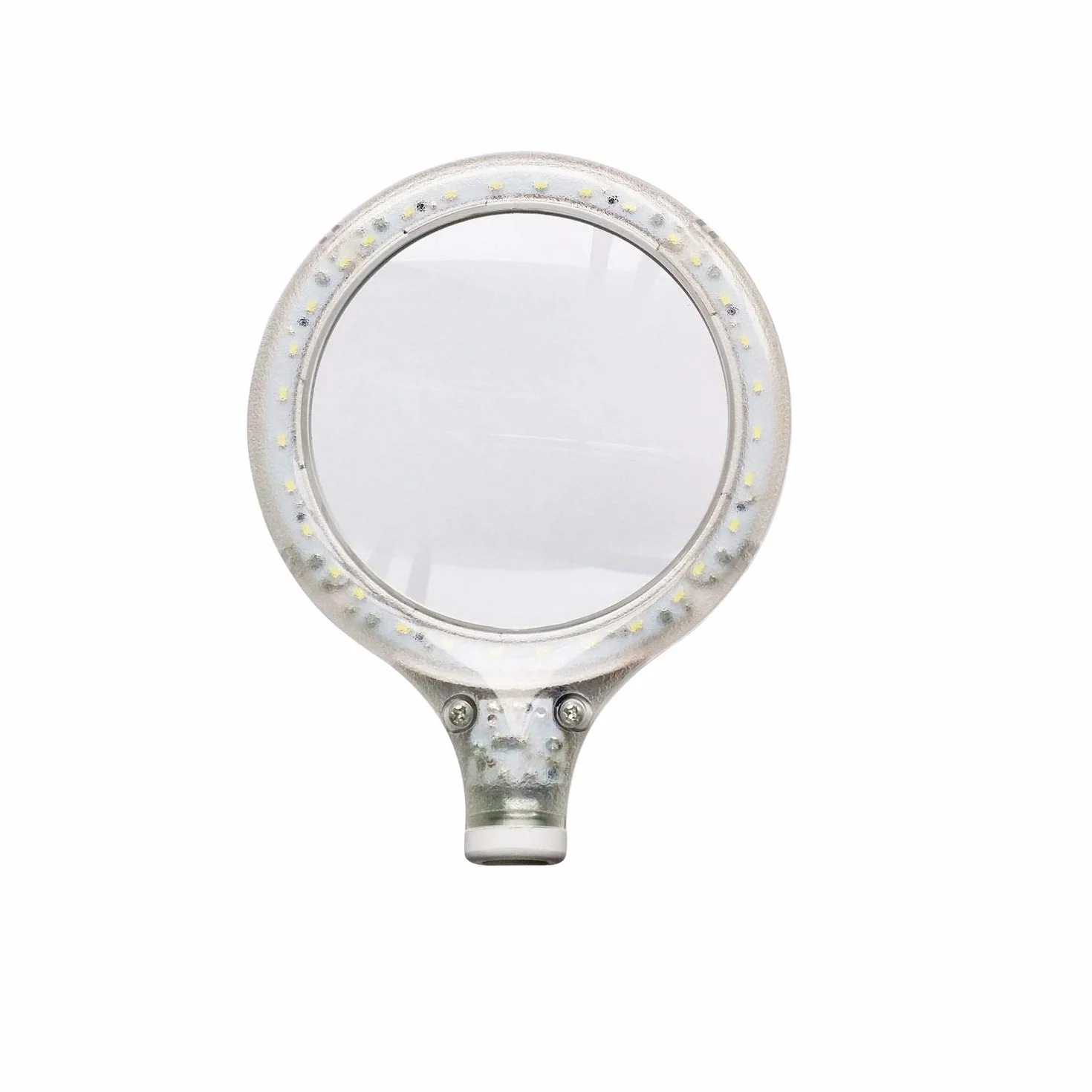 Lumeno 6803WS Lampada d'ingrandimento Lampada a pinza LED con 30 LED SMD, 6 watt, 550 Ideale per saloni di bellezza, studi medici, hobbisti, ausilio alla lettura, 3 diottrie bianco