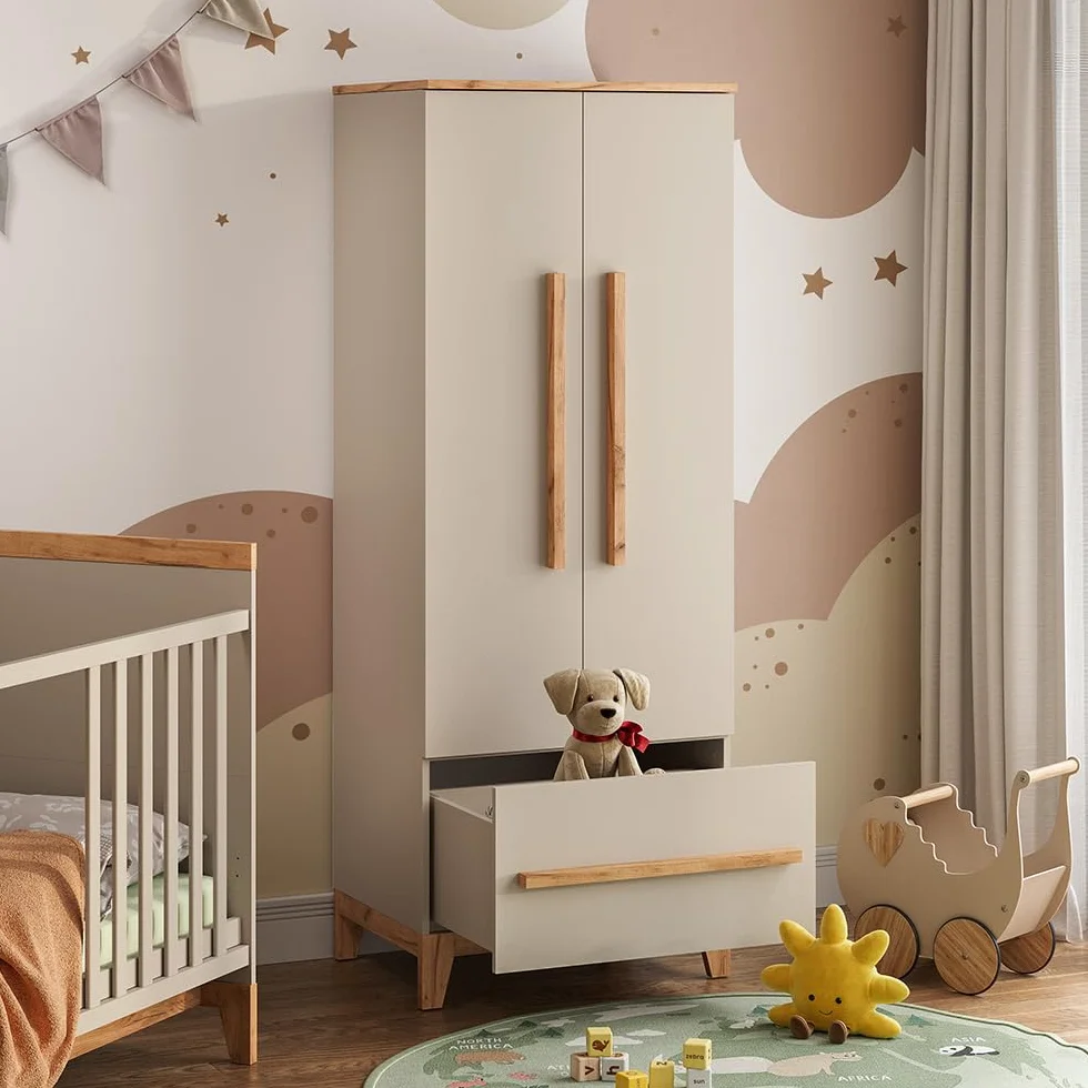 VitaliSpa Armadio per bambini Malia 70 x 186.8 cm Cashmere Artigianale