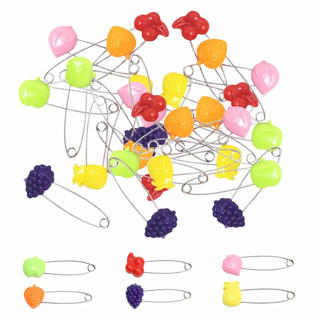 Spille da Balia 50 Pezzi Sicurezza Bambini Colorate Pannolini