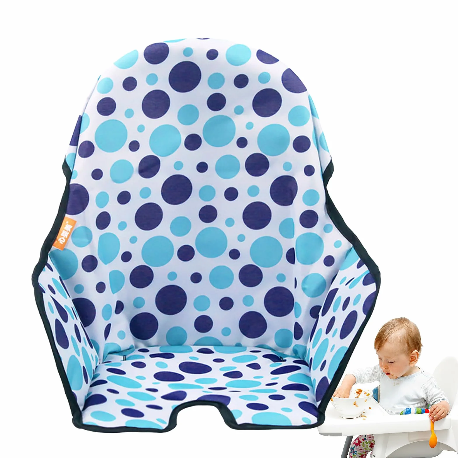 Cuscino Per Seggiolone Pappa Universale Riduttore Sedia Da Pranzo Bambini 37x23cm Fodera Ikea