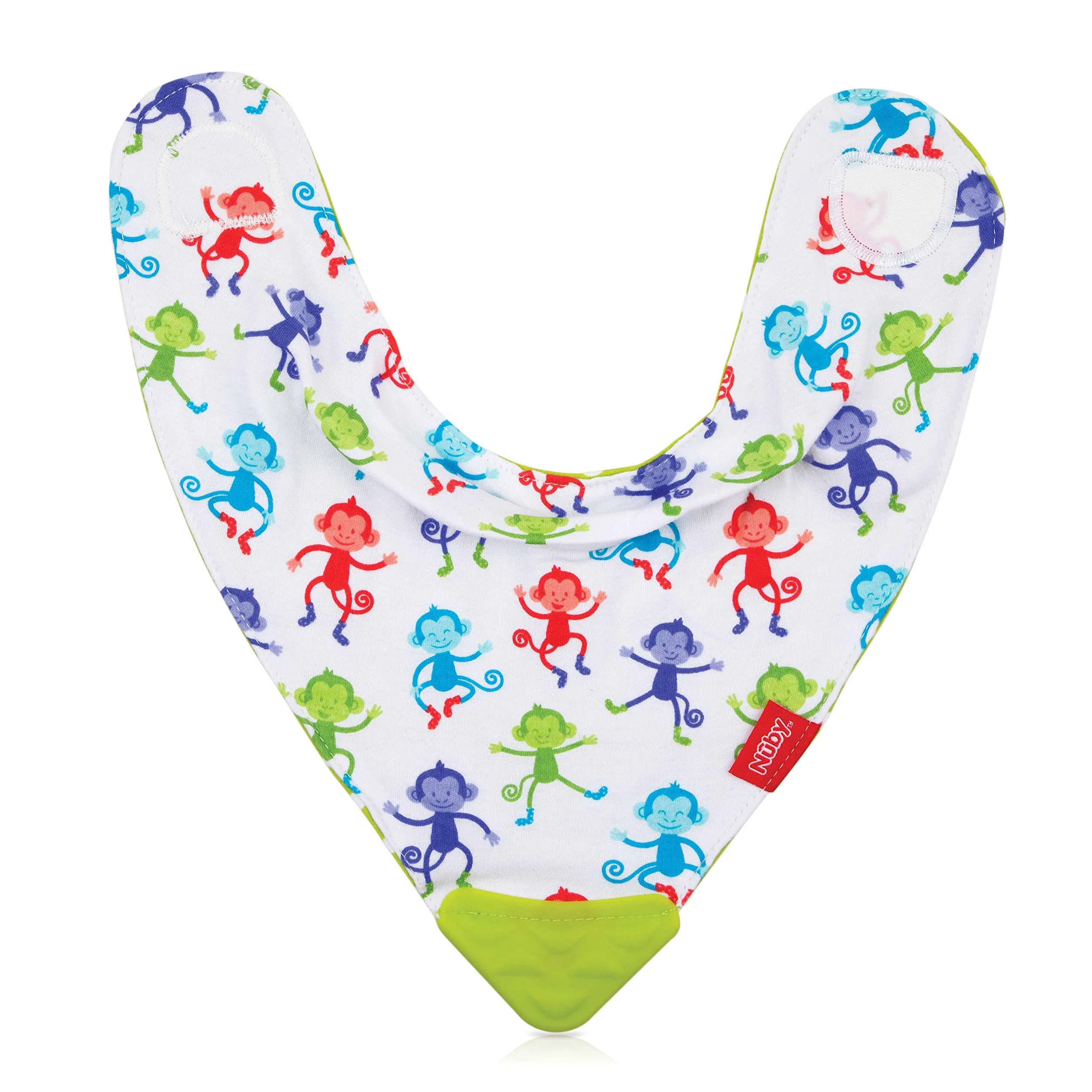 Nuby Bavaglino con Massaggiagengive Bandana ID4290 Modelli Assortiti