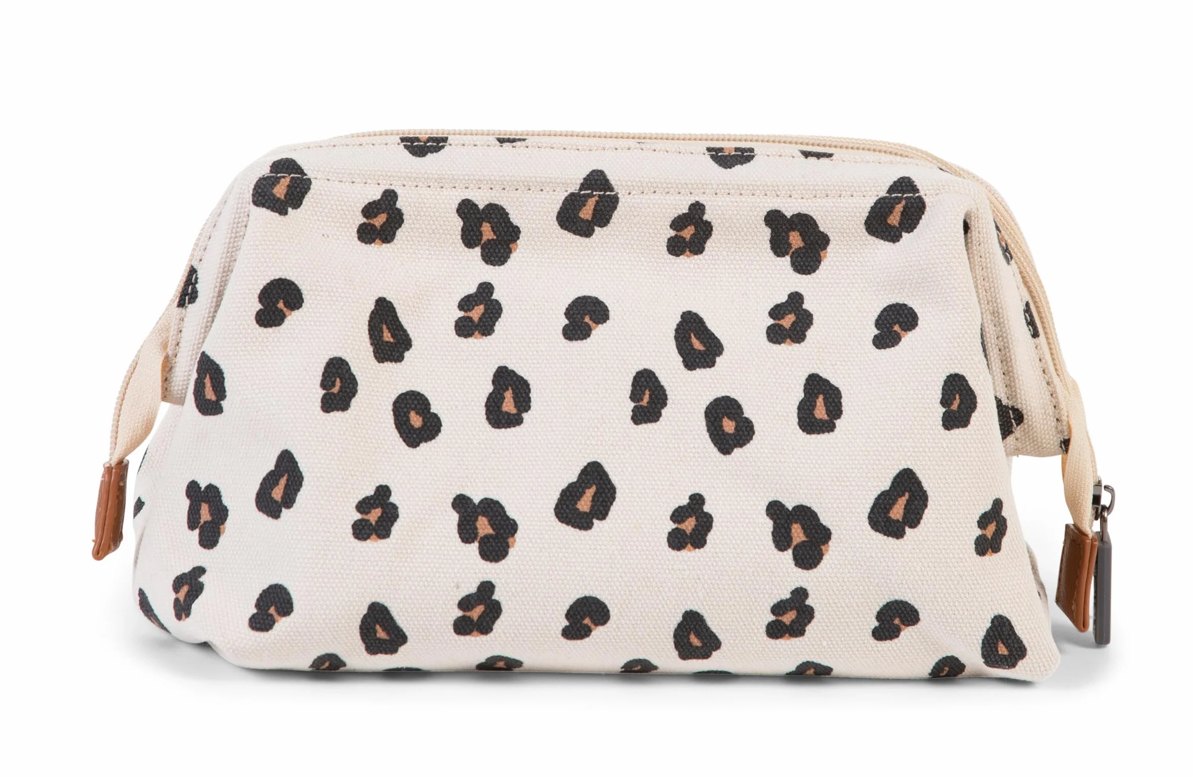 CHILDHOME Astuccio da toilette per neonato/bambino idrorepellente chiusura lampo leopardo