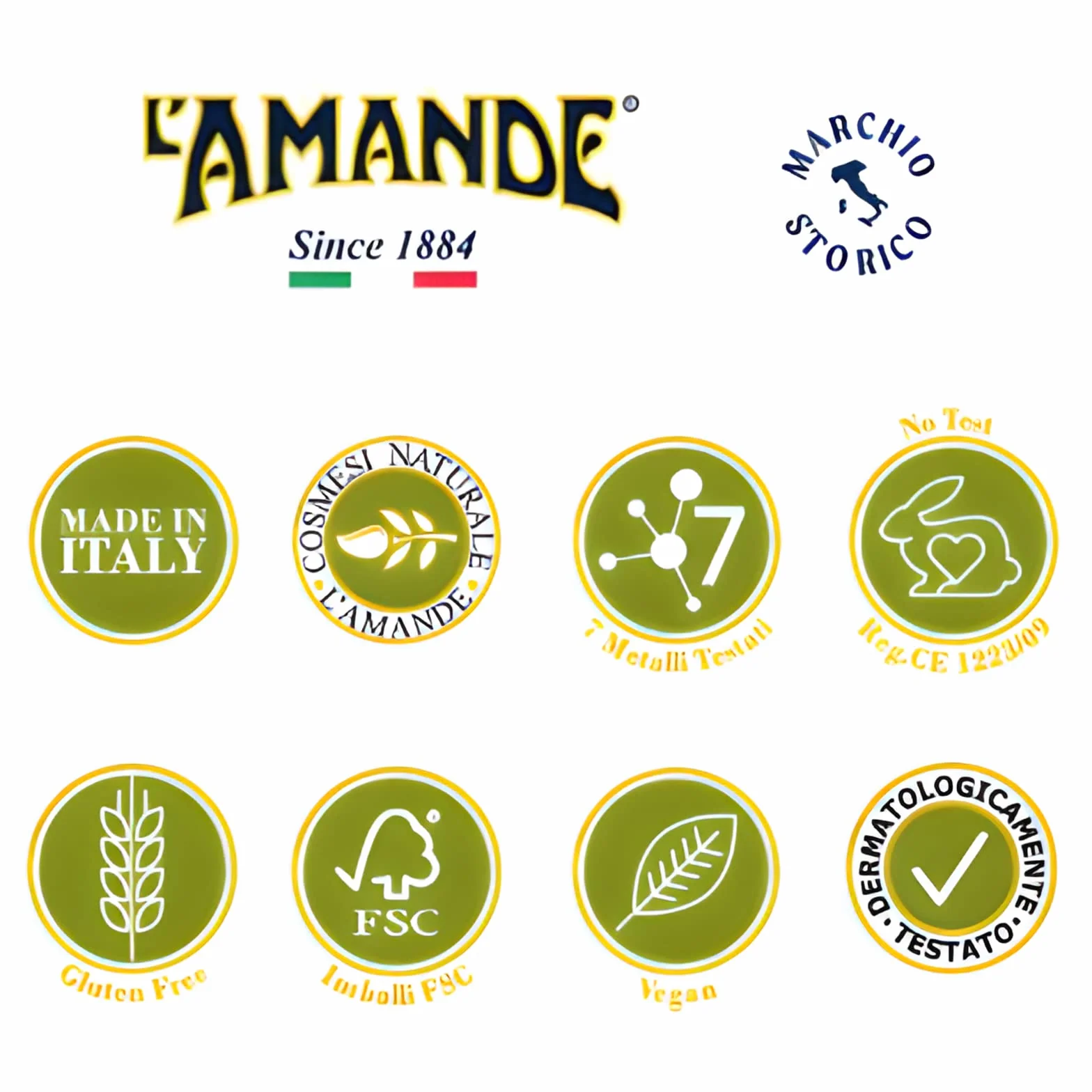 L'AMANDE Latte Detergente Neonato e Bambino Emolliente Lenitivo con Amido di Riso e Calendula 150 ml