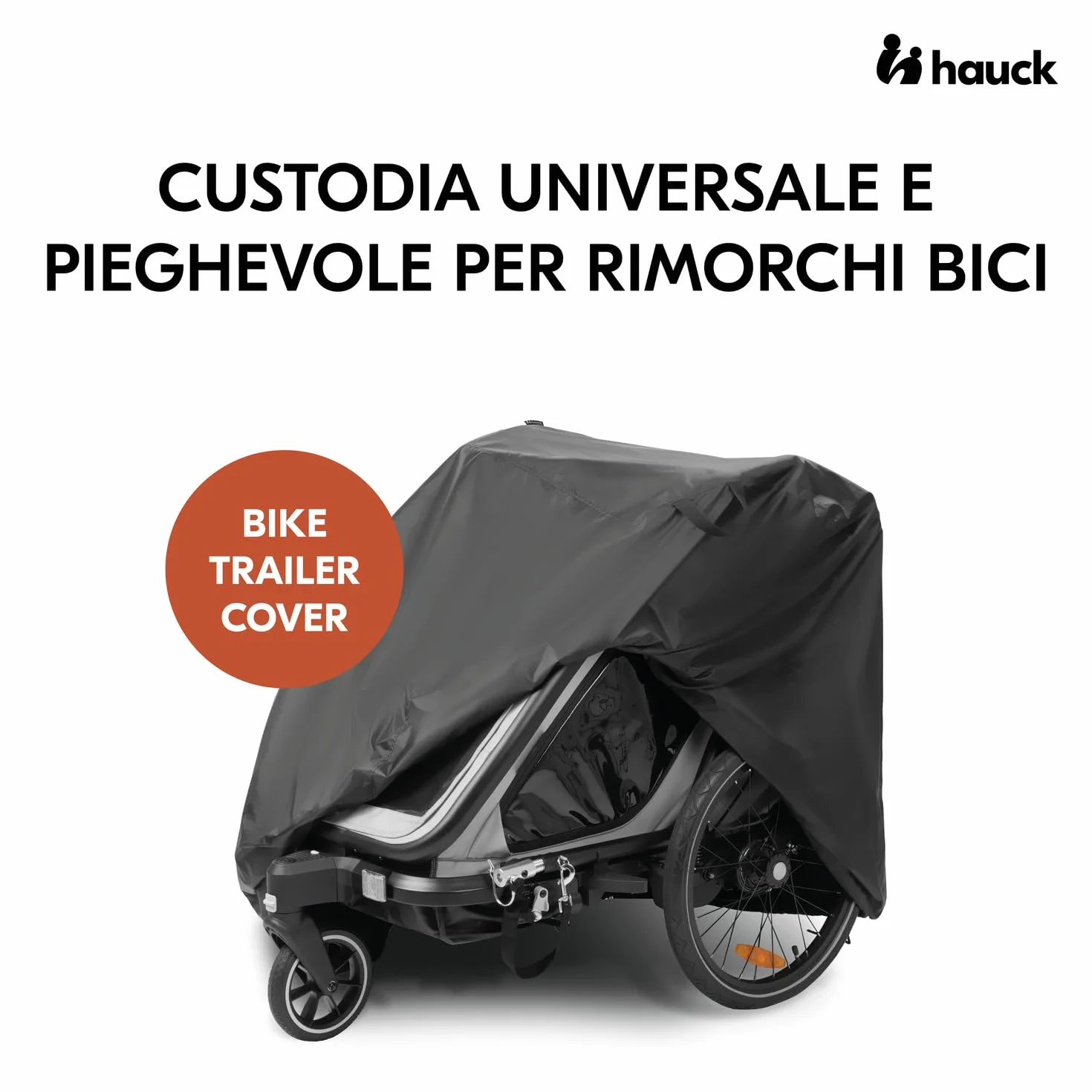 hauk Copertura Rimorchio Bici Bambini Universale 95x105x109 cm