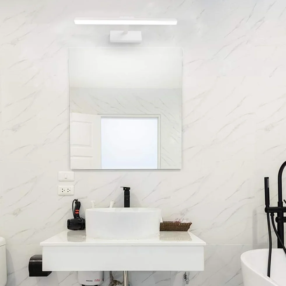 Klighten Lampada a Specchio a LED Bagno 12W 585lm Lampada Armadio Specchio Applique da Parete Moderna Illuminazione da Bagno Bianco Neutro 5500K IP44