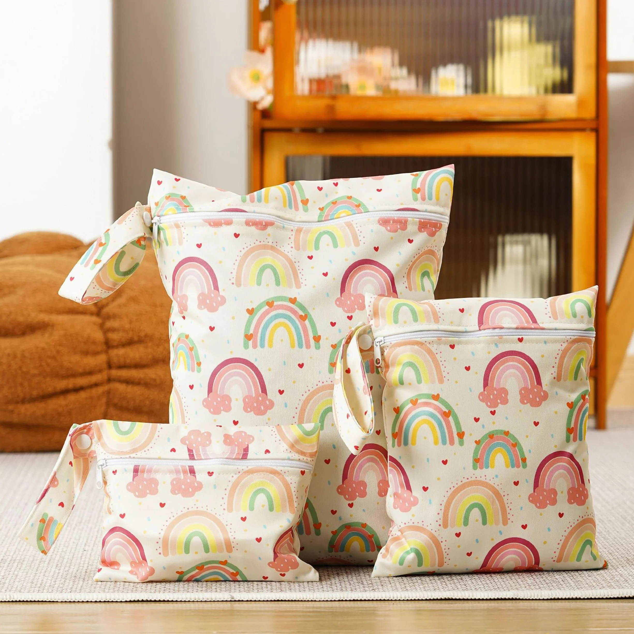 Borsa pannolini impermeabile 3 pezzi portapannolini borsa