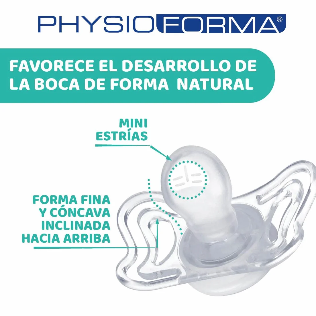 Chicco PhysioForma Light Lumi Succhietto Luminescente 16-36 Mesi Silicone 2 Pezzi