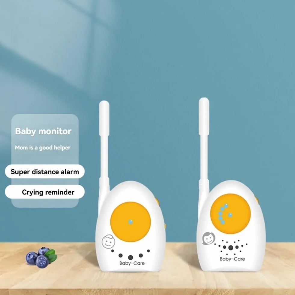 Audio Baby Monitor Fili Sorveglianza Bambino Lunga Distanza Suono Cristallino Indicatori Luminosi