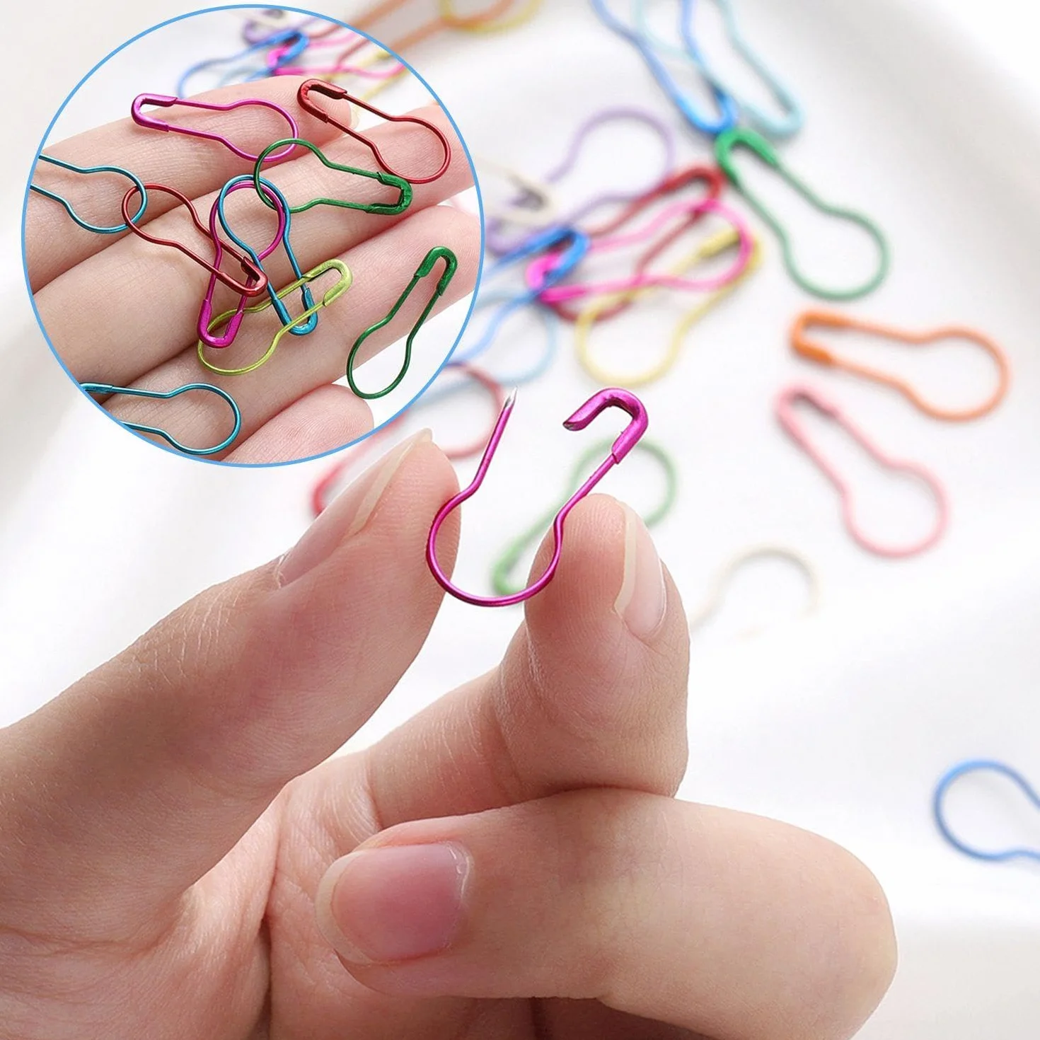 Spille di Sicurezza, Pin in Metallo, Fili Ad Ago, Accessori per Asciugamani Fai-da-Te, Strumenti di Cucito