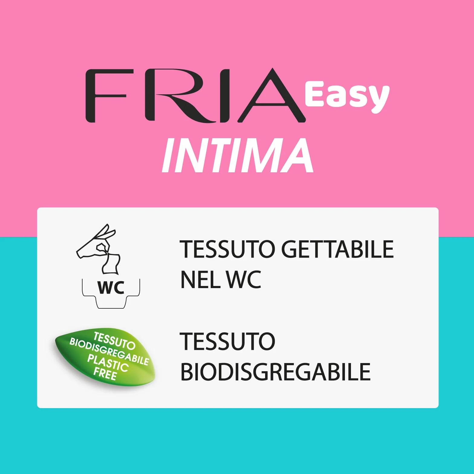 Fria Intima Salviette Biodegradabile, 12 sztuk, Modelli e Fragranze Assortite