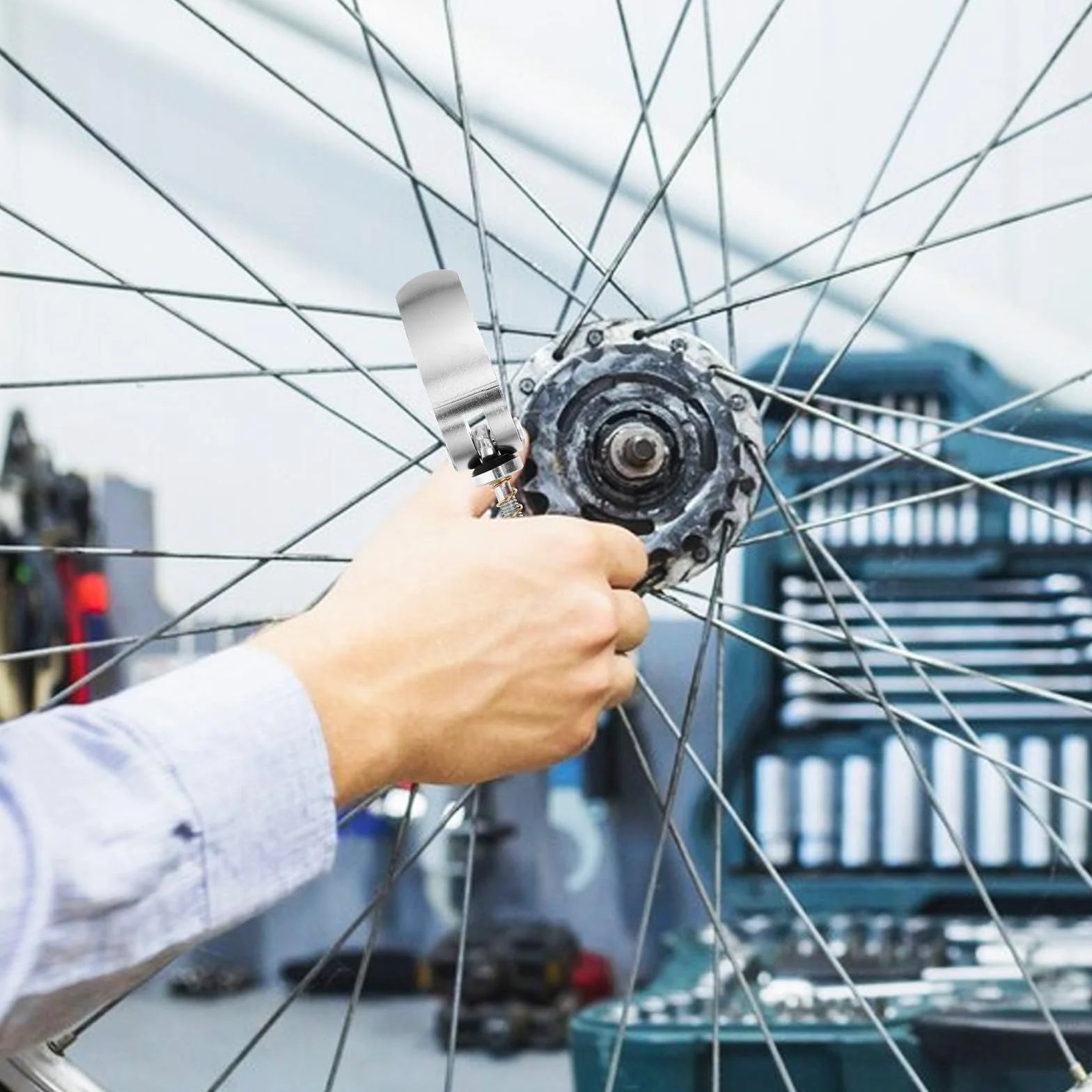 ORFOFE Connettore per Rimorchio Bicicletta 2 unità in Lega di Alluminio Argento Pieghevole