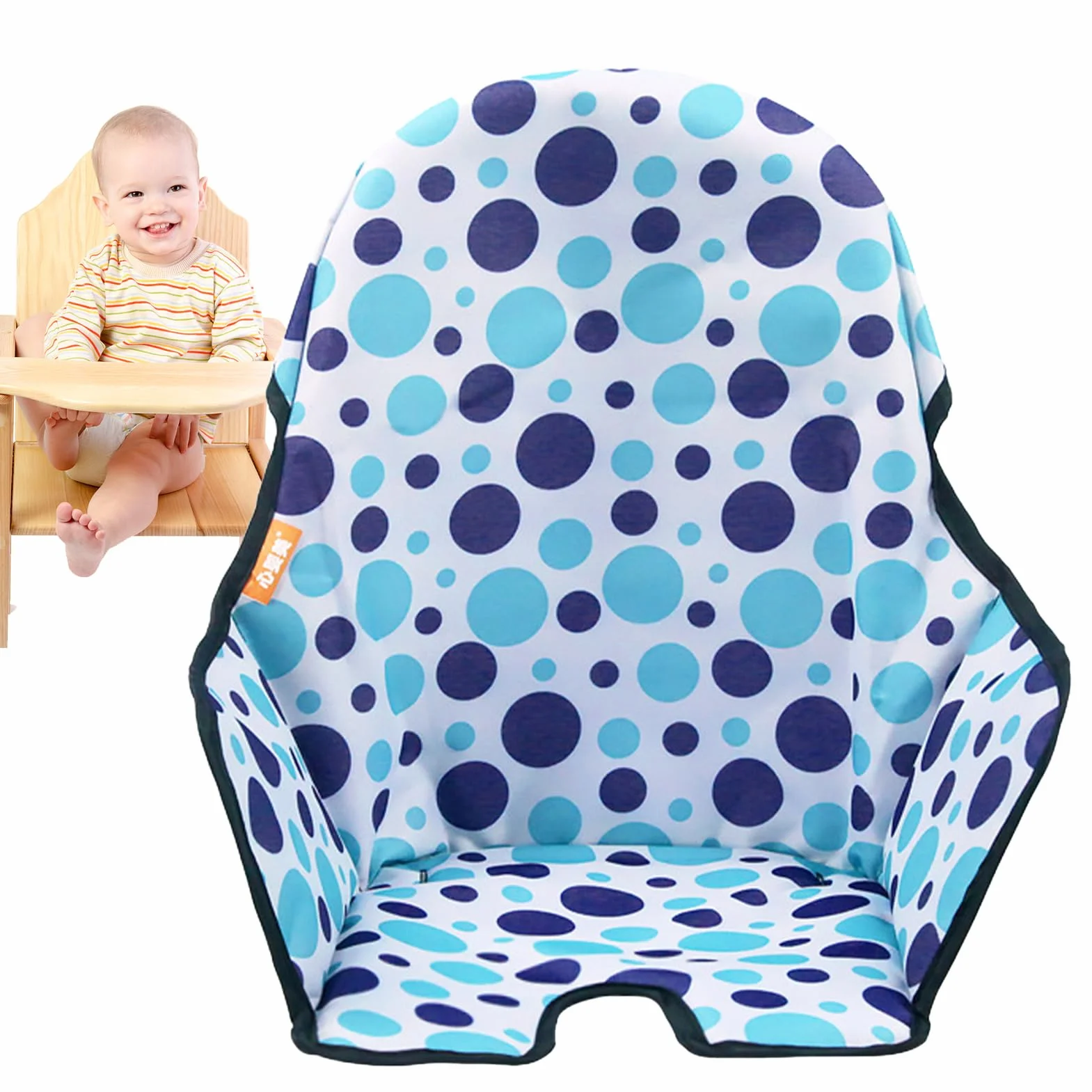 Cuscino Per Seggiolone Pappa Universale Riduttore Sedia Da Pranzo Bambini 37x23cm Fodera Ikea