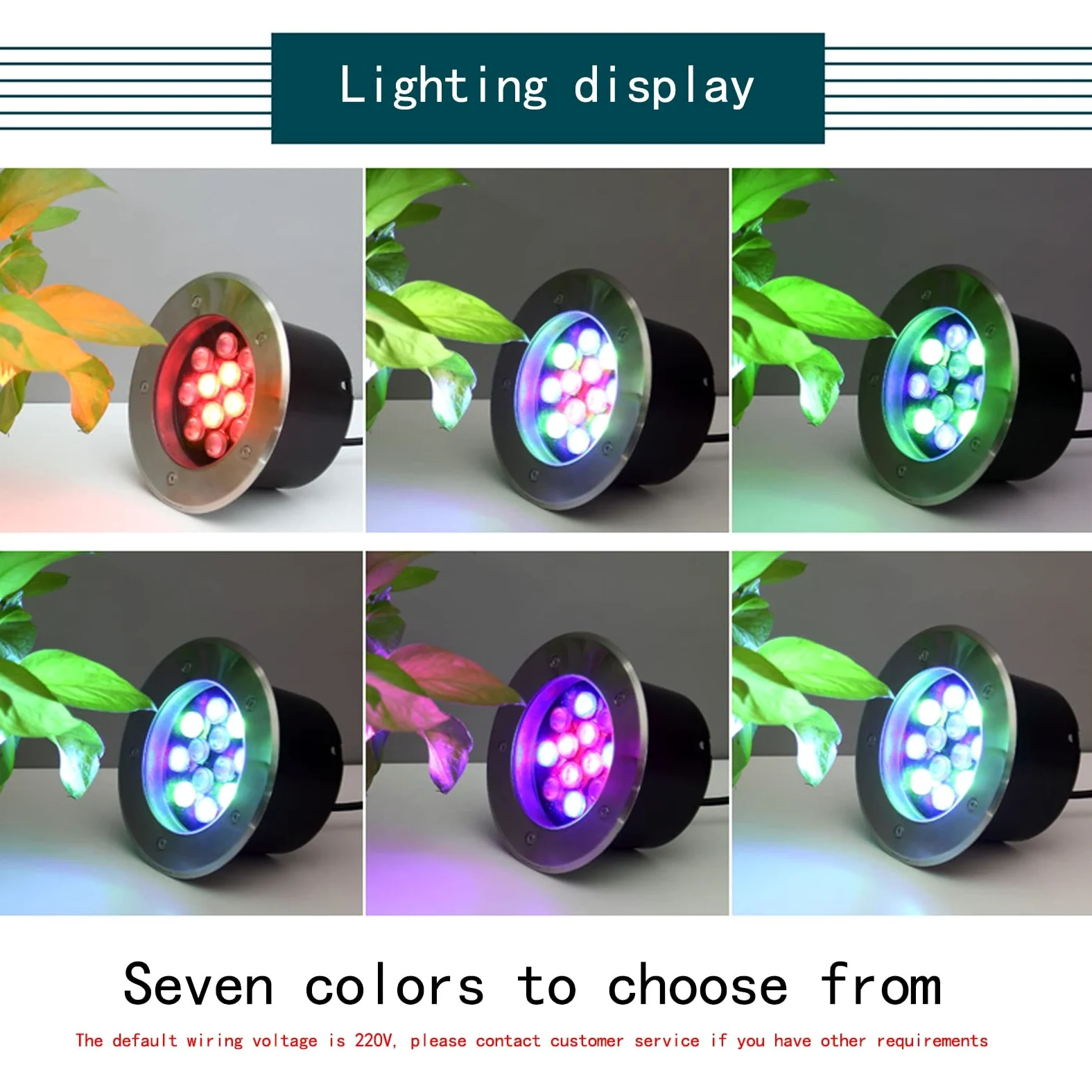 Esterno Faretti da Pavimento, IP65 Impermeabile Luci Terra Bassa Tensione AC24V Anti Ruggine Incasso Luce del Paesaggio per Sentieri Vialetto Illuminazione del Percorso