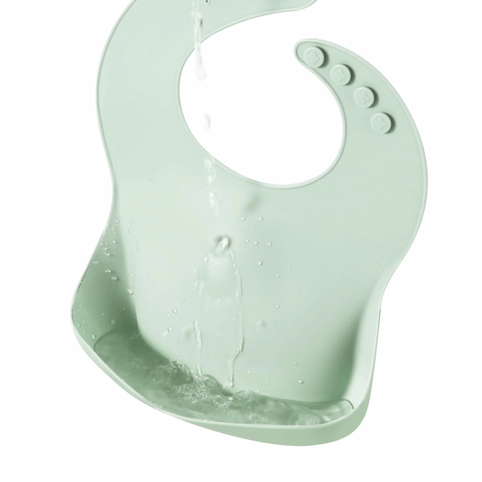 PandaEar Set di 3 Bavaglini in Silicone per Bambini, Senza BPA, Impermeabili e Regolabili con Tasca Raccogli-Food