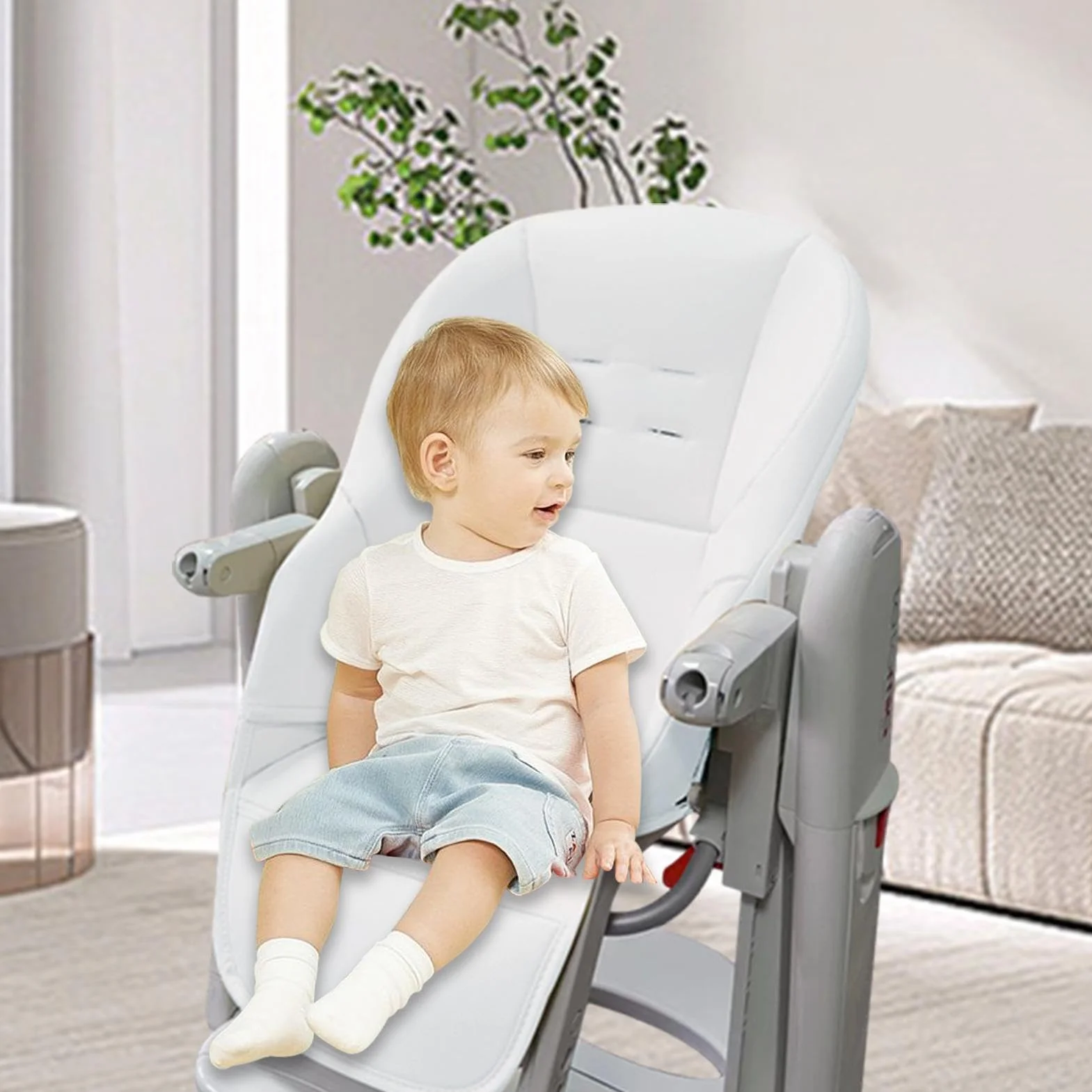 Pegs Perego Tatamia Cuscino per seggiolone in pelle PU universale