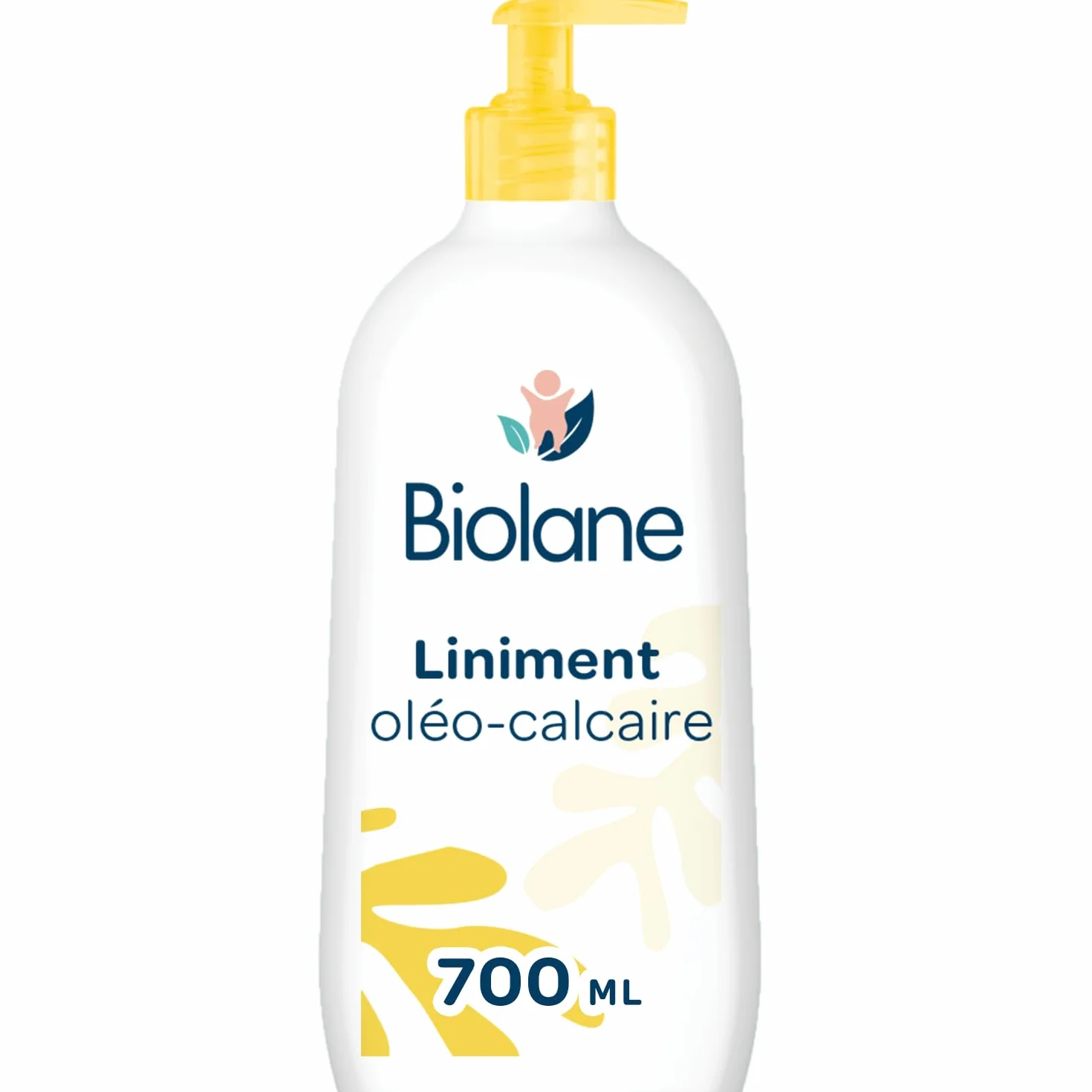 BIOLANE Liniment olio calcaire Bébé Nettoyant sans rinçage 99% Origine naturelle 700ml Fabrique en France