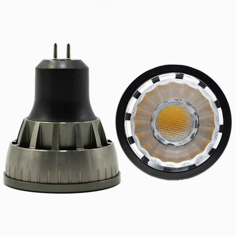 Fengyan Lighting, Confezione da 10, Lampadina Faretto LED COB 220V-240V 5W GU10/GU5.3 Lampadine a Tazza in Alluminio Dimmerabili Illuminazione del Soggiorno(Cold White,GU5.3)
