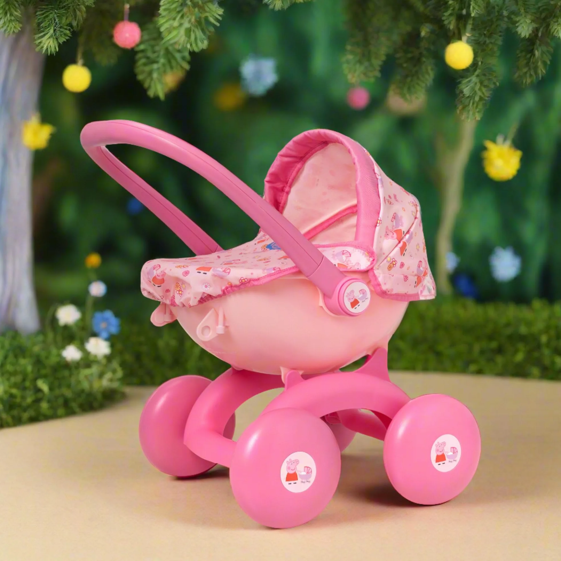 Peppa Pig Passeggino 4 in 1 My First Carrozzina intercambiabile culla seggiolone giocattolo bambini 18 mesi+