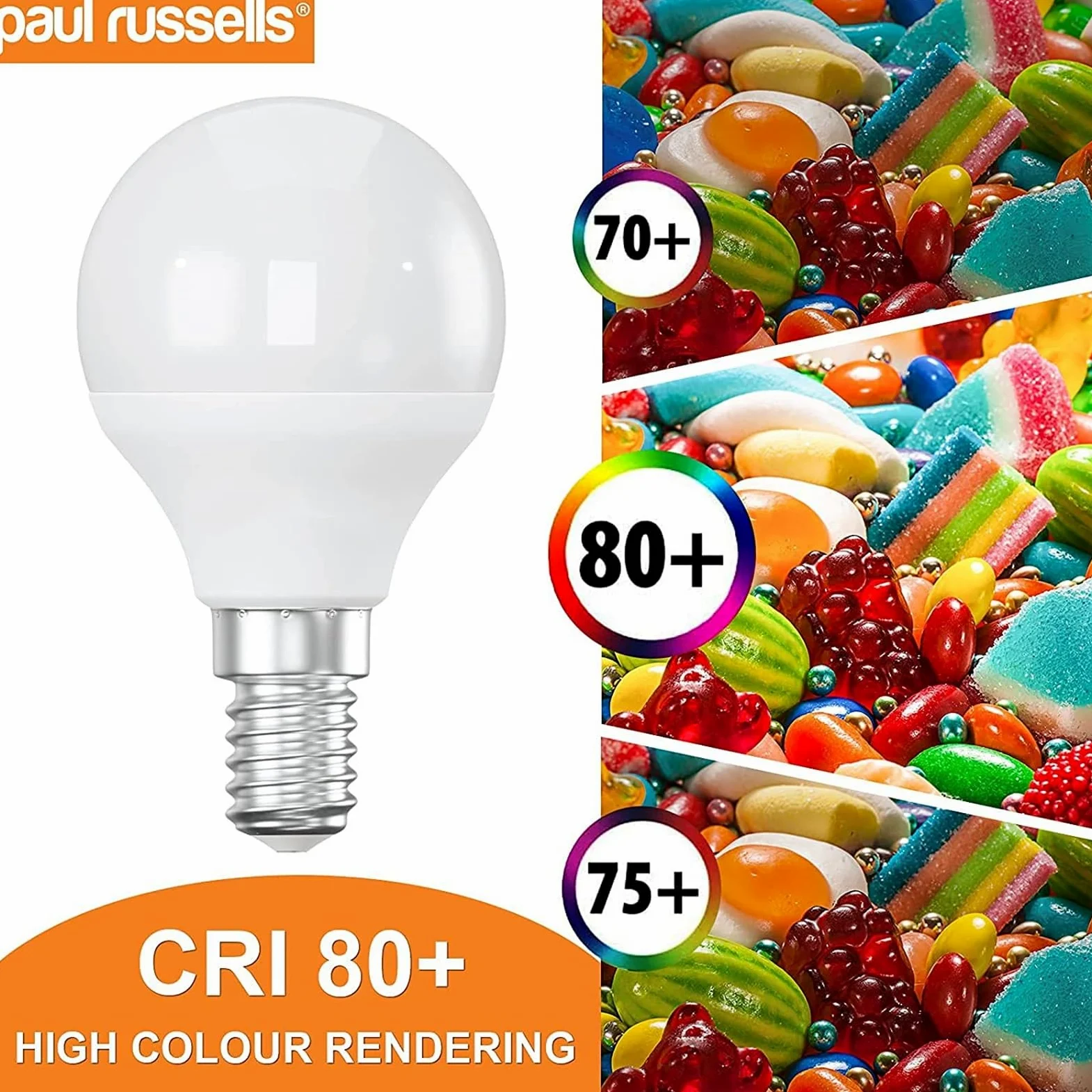Lampadina Led E14 9W Equivalente 90W Luce Calda 3000K 720 Lumen Senza Sfarfallio Non Dimmerabile Lunga Durata 25000 Ore Classe A Per Lampadario Lampada a muro(Warm White 2700K,10pack)