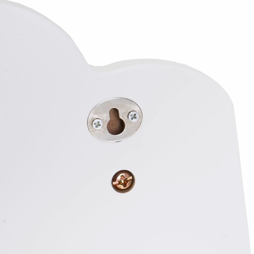 LOLAhome Appendiabiti da parete per bambini design nuvola bianco 48 cm 4 ganci