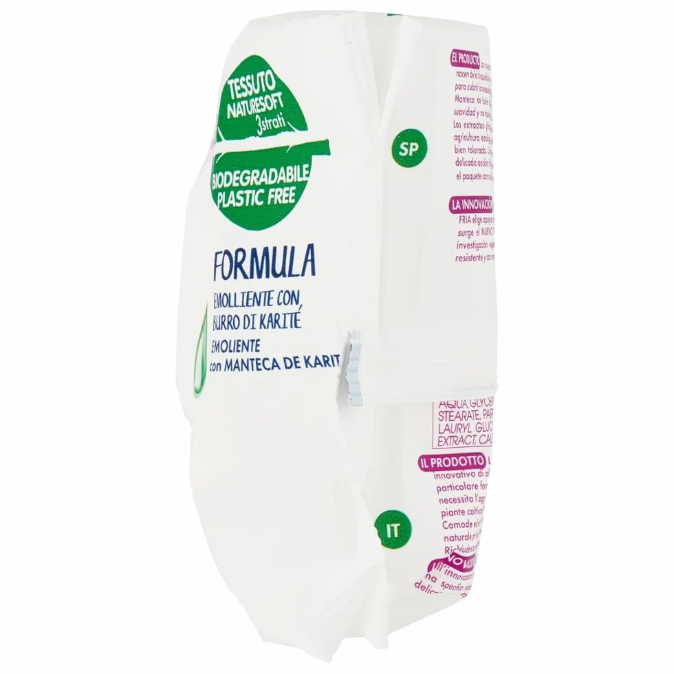 Fria Baby Sensation Salviette per Cambio Pannolino Burro di Karitè 70 Salviette