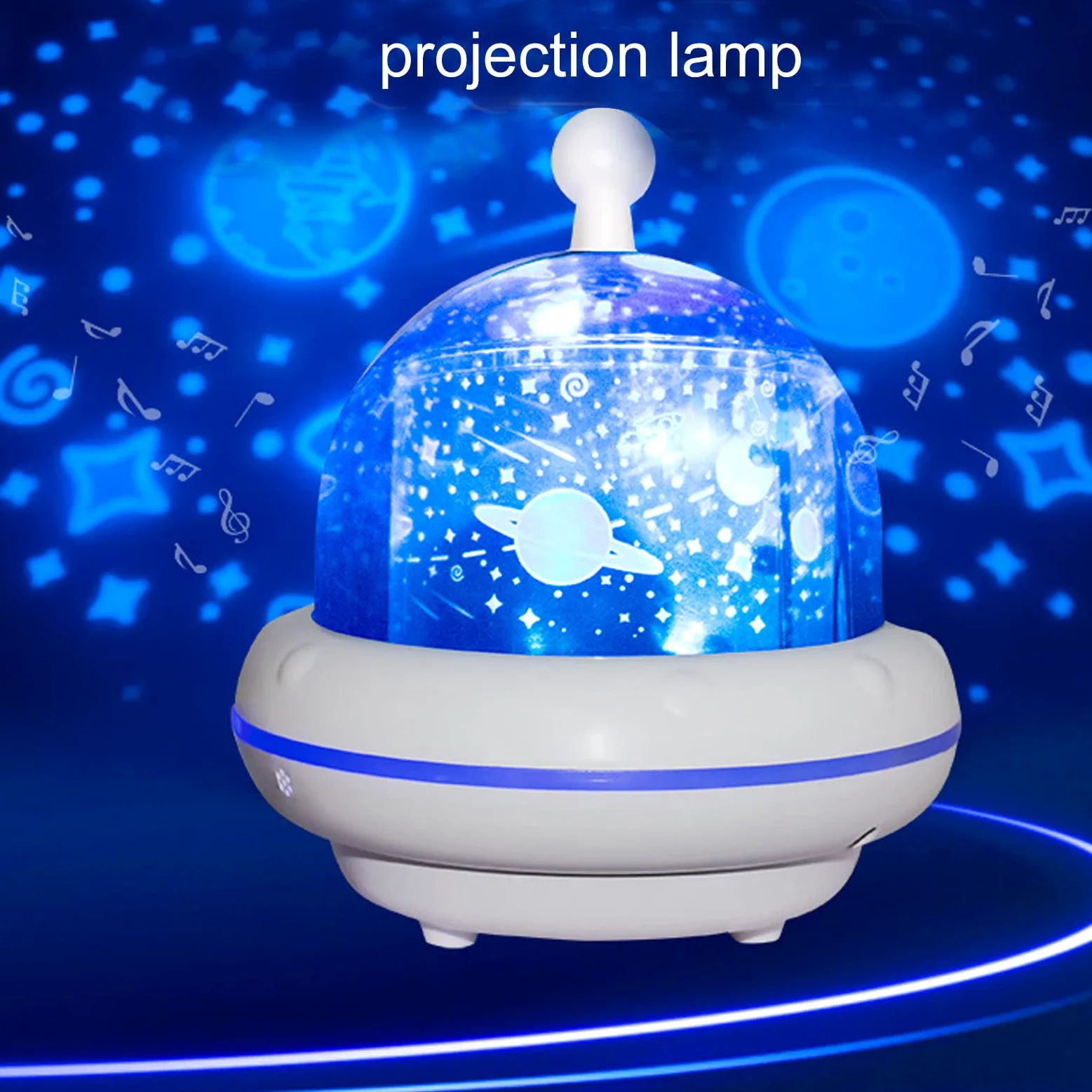 Hyuduo Luce Notturna a Stelle, Proiettore Stellare USB con Riproduzione