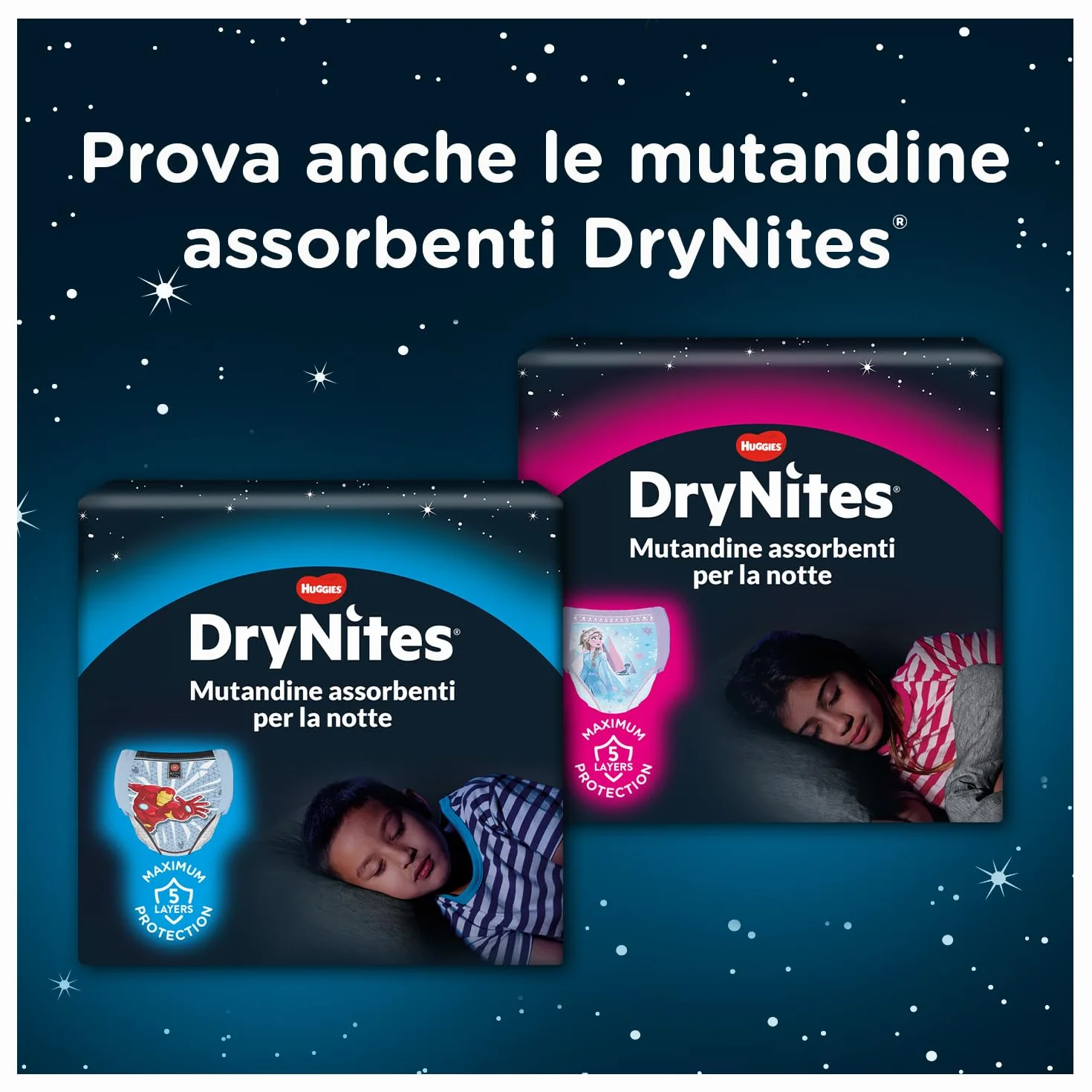 Huggies DryNites Traversine Letto Assorbenti – Protezione Notturna Bambini, 28 Pezzi